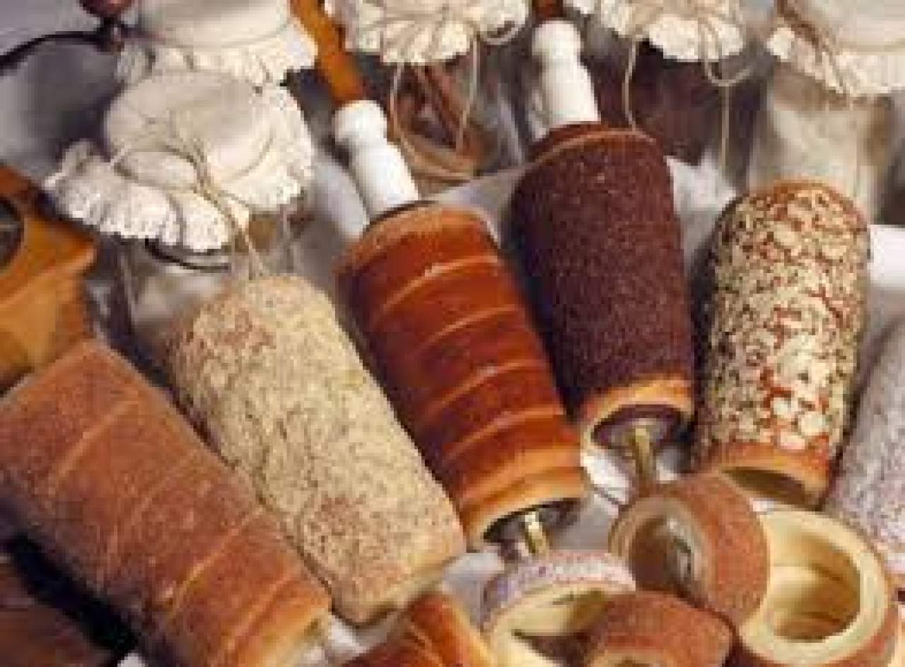 Kürtőskalács (dulce de chimenea) en Madrid