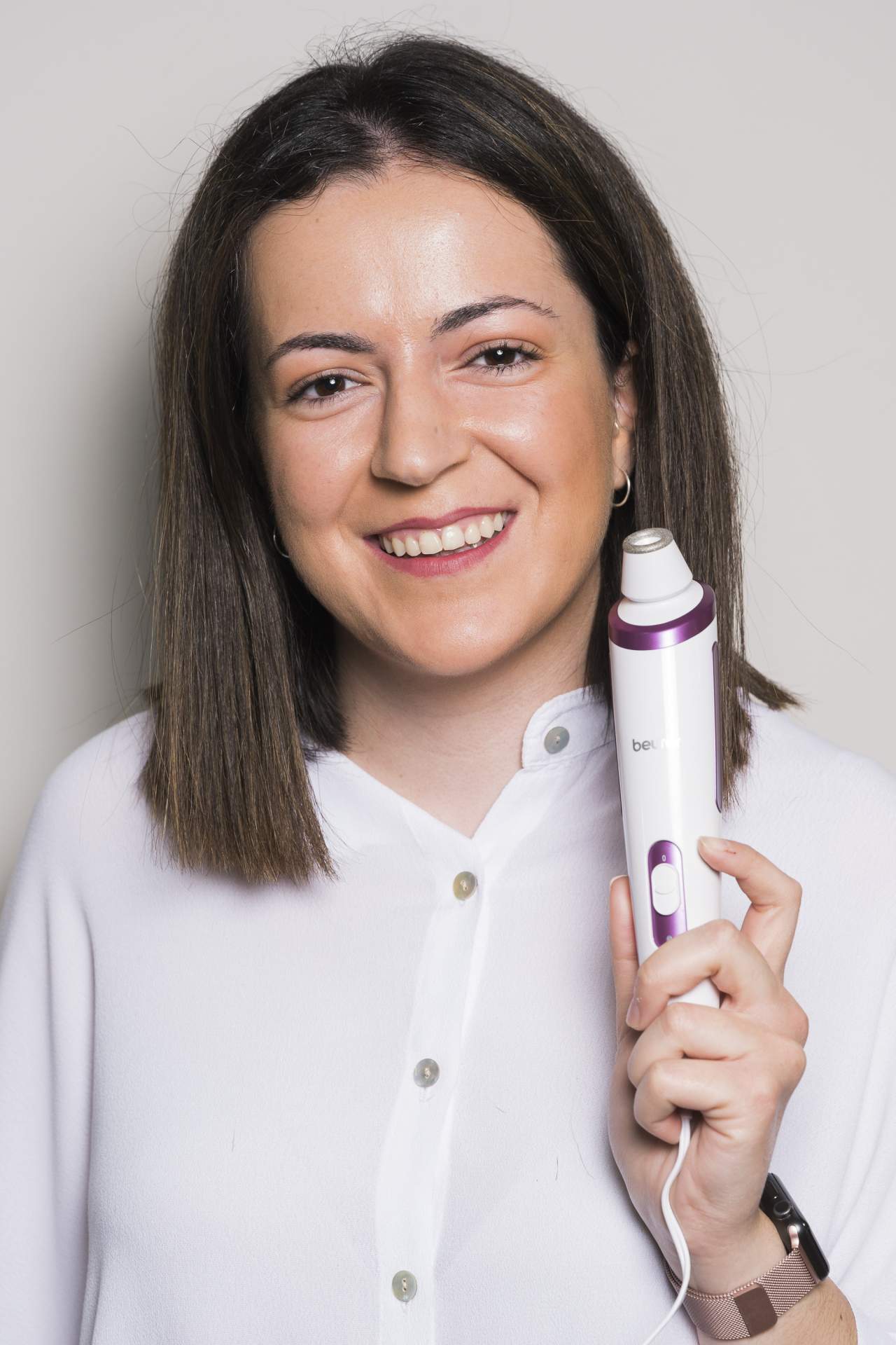 Realizarse la microdermoabrasión con punta de diamante desde casa es posible gracias a Patricia López Home Beauty