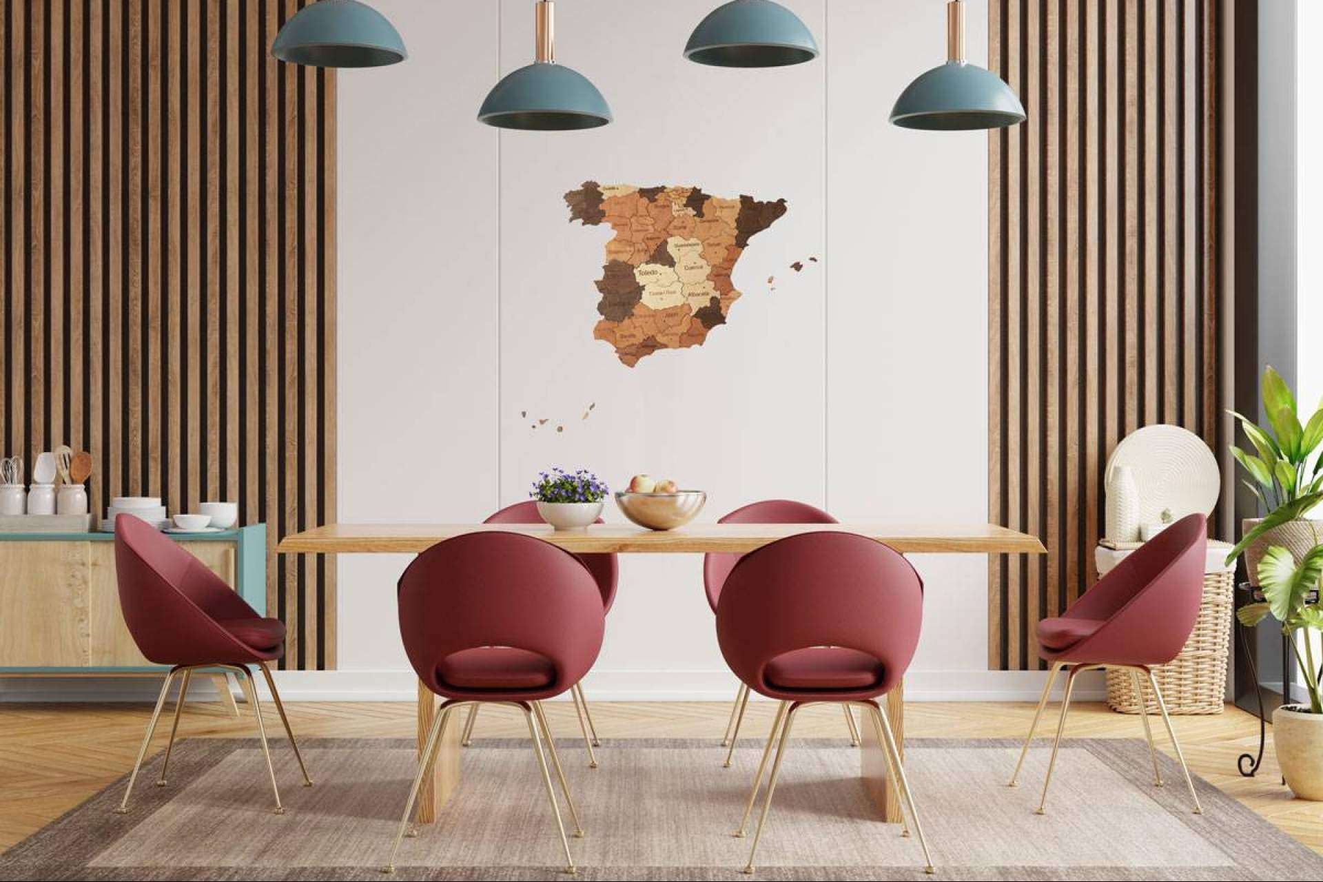 El mapa de España en madera de la empresa Regalos de Madera se convierte en el regalo ideal de la temporada