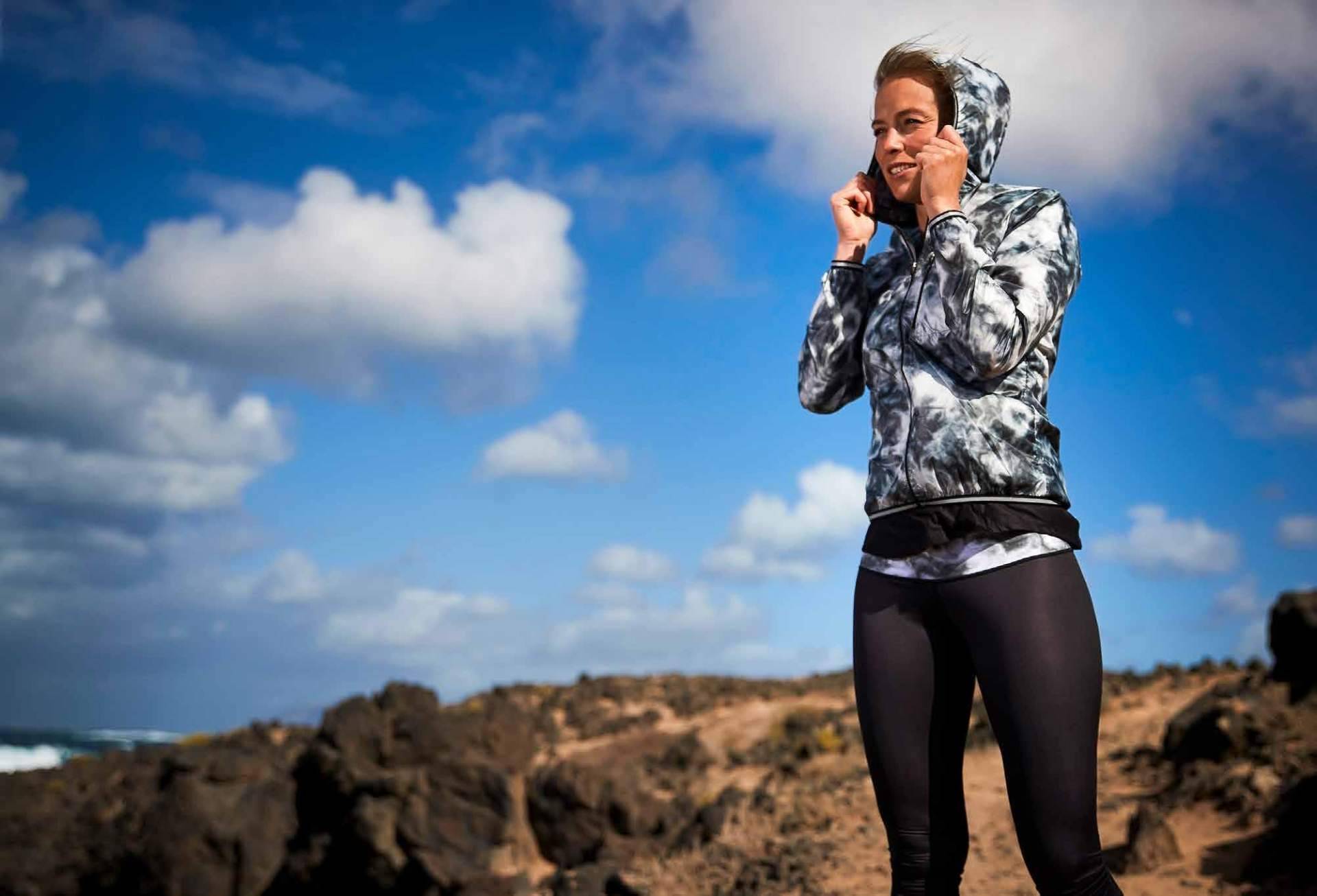 Los cortavientos running mujer de Taymory