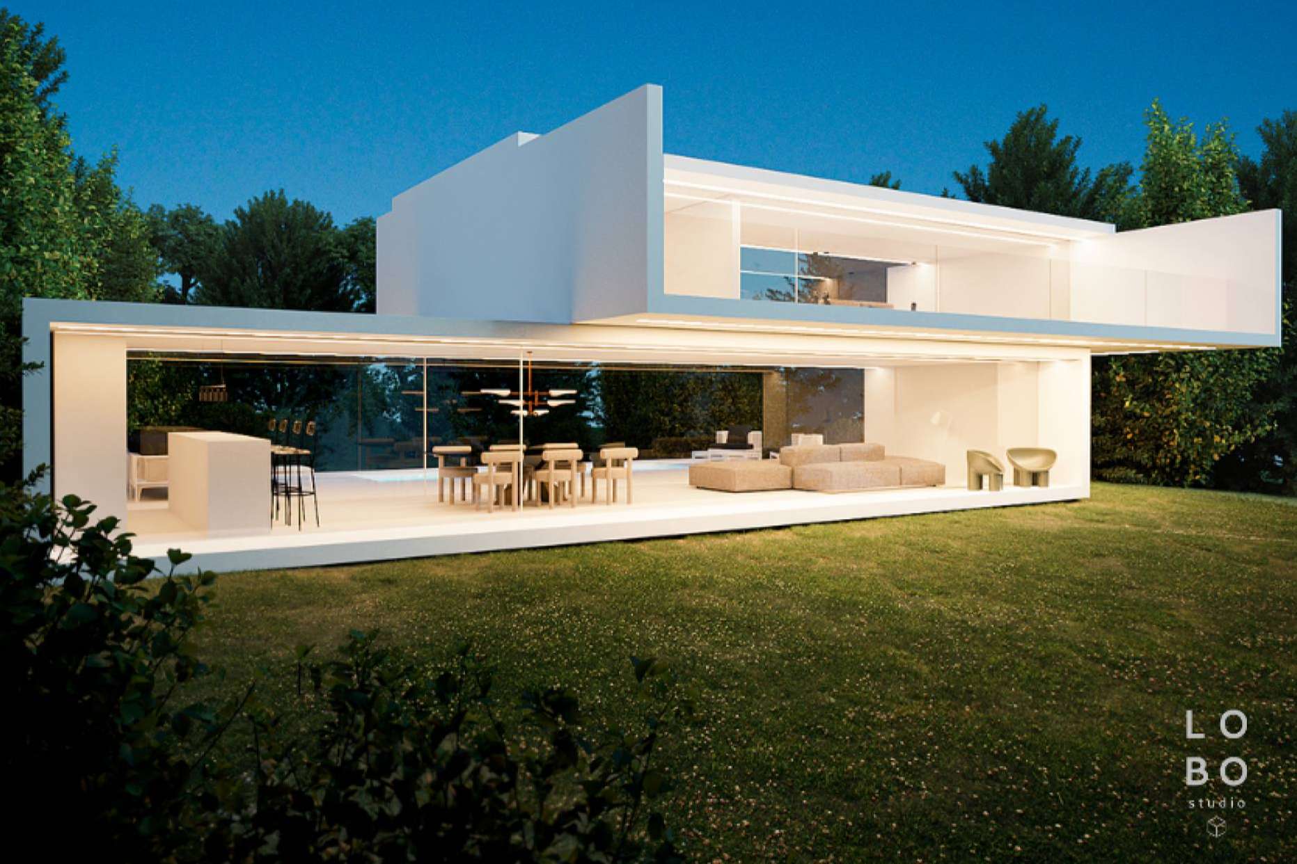 Arquitectura en 3D: el render de exteriores de Lobo Studio
