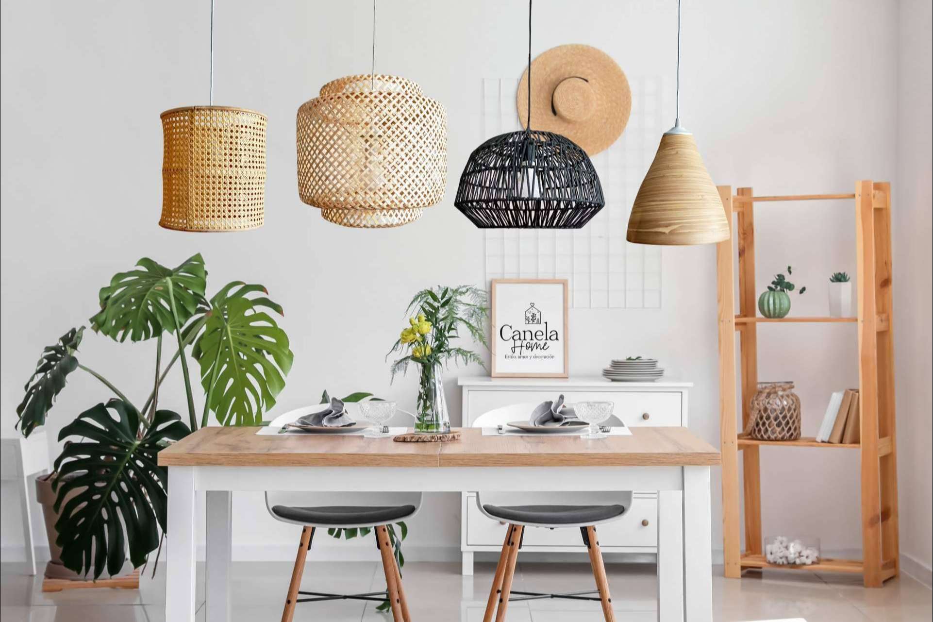 ¿Cuáles son las propuestas de Canela Home Decor para llevar la naturaleza al hogar con una decoración estilo natural?