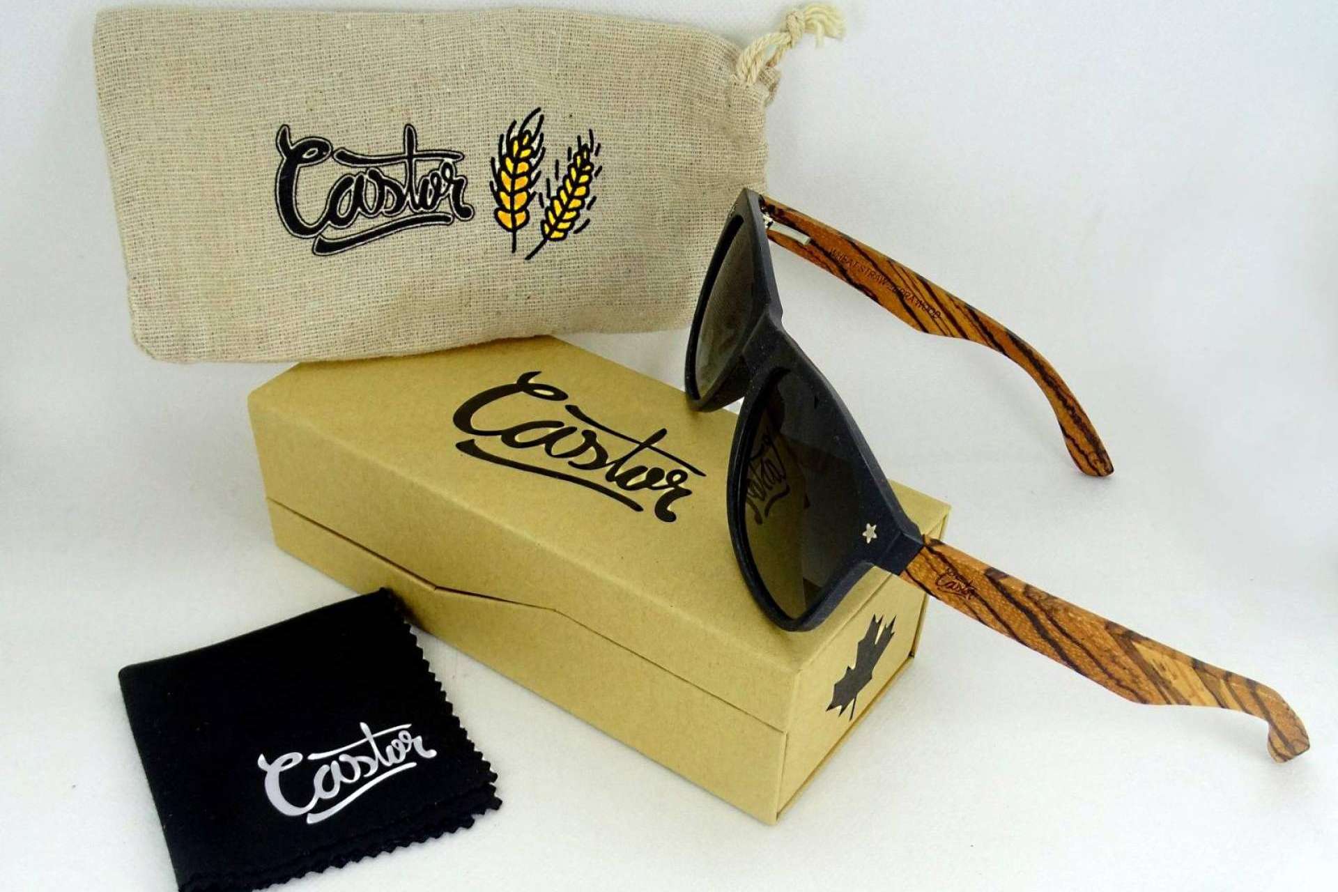 Castor Sunglasses: las gafas de sol fabricadas a partir de fibra de paja de trigo