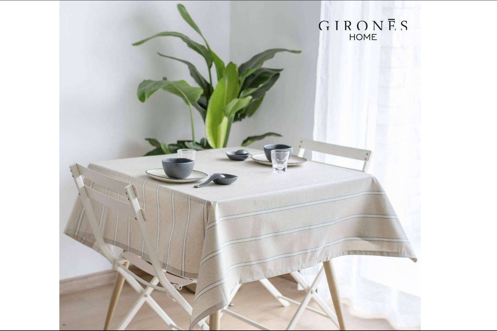Gironés Home presenta los manteles antimanchas como la solución para vestir las mesas con estilo y color