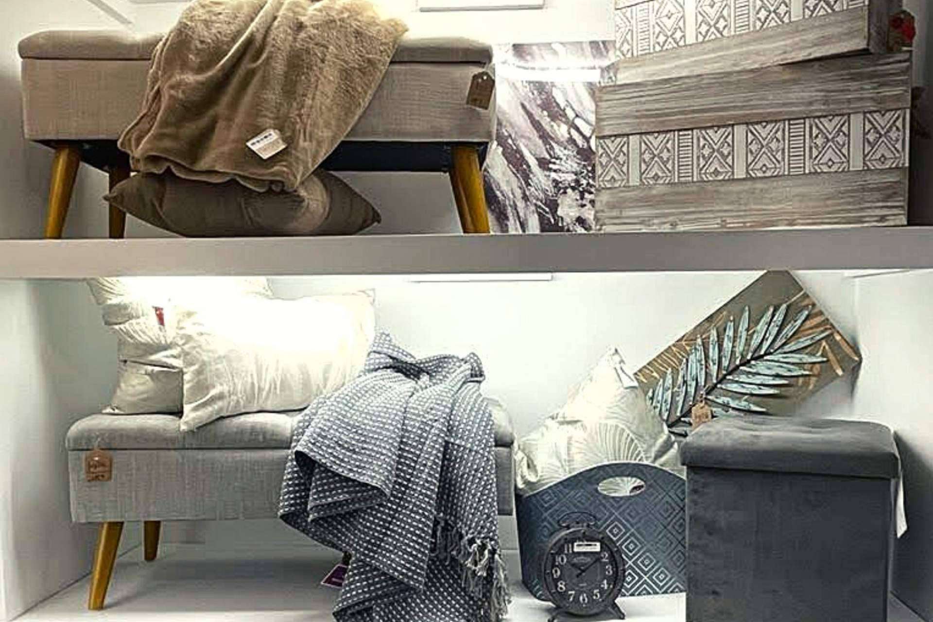 Iglú Tiendas cuenta con productos para el hogar como baúles, pufs, maletines, cestos y organizadores de armario