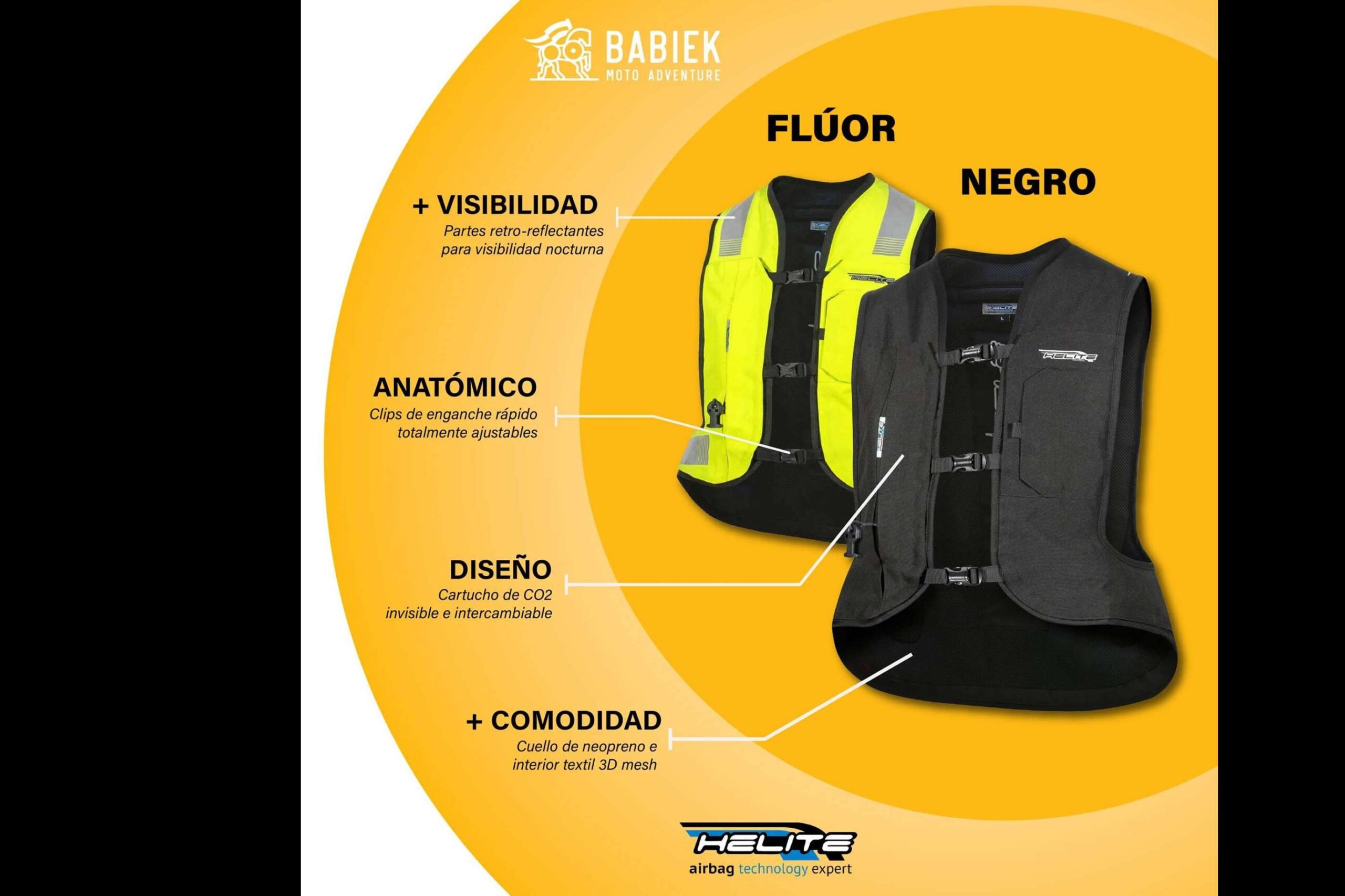 La importancia de protegerse con un chaleco airbag moto de la tienda Babiek