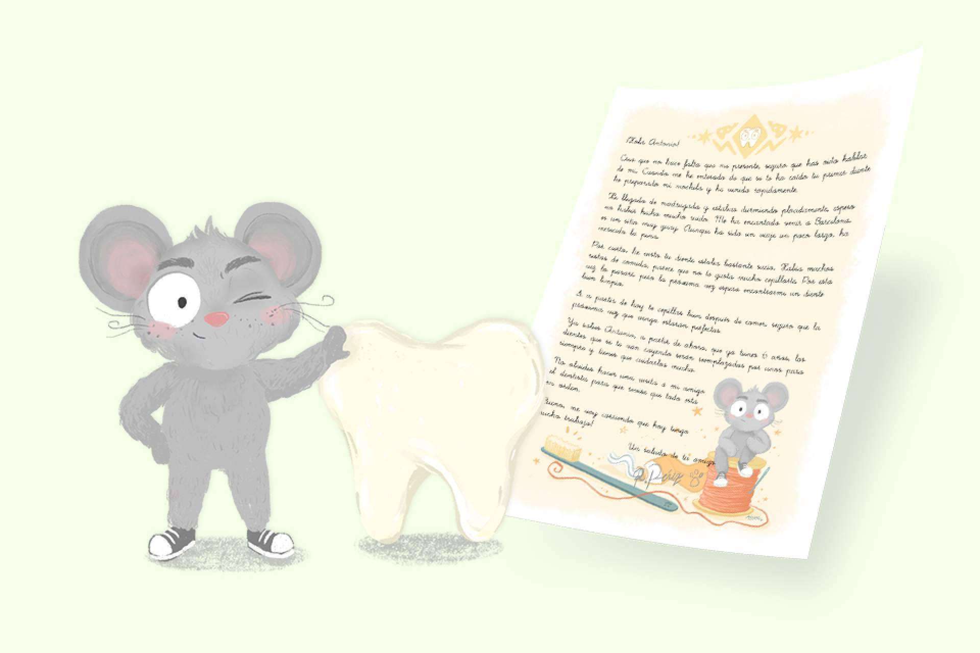 Carta personalizada del Ratoncito Pérez, la forma de mantener la ilusión y la fantasía en los niños que están perdiendo los dientes
