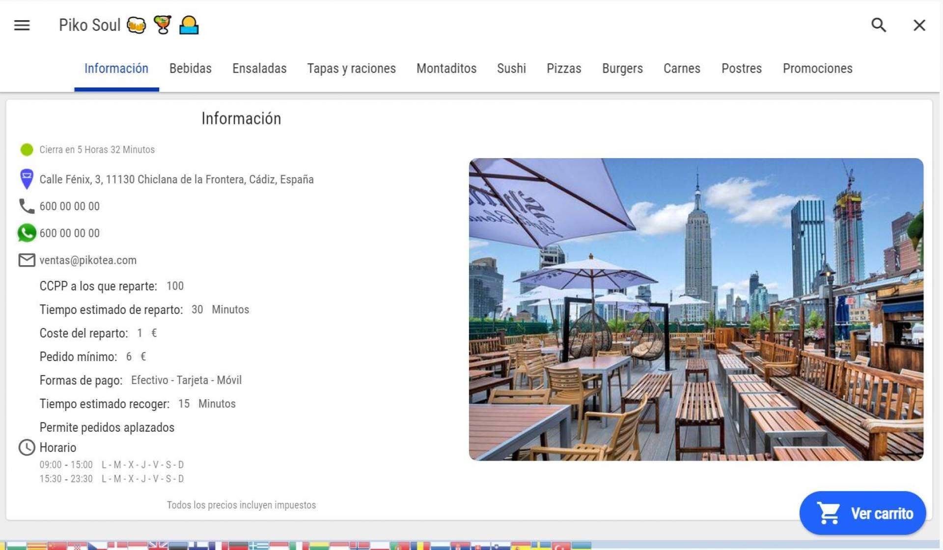 La mini web autogestionable de Goinfopro