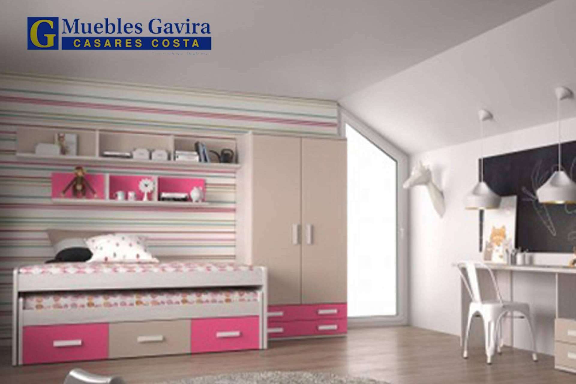 Las recomendaciones de Muebles Gavira para la composición de dormitorios juveniles modernos