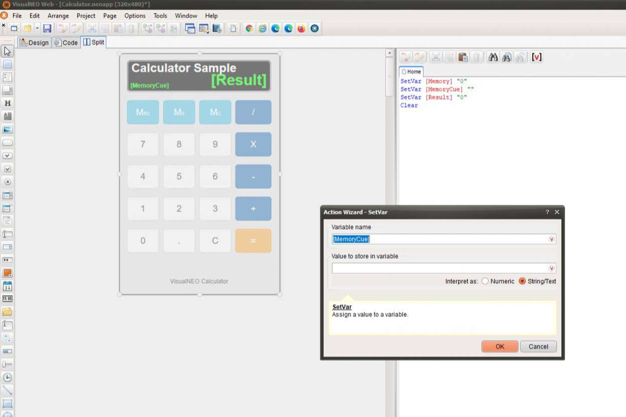 VisualNEO permite crear apps para móvil y escritorio