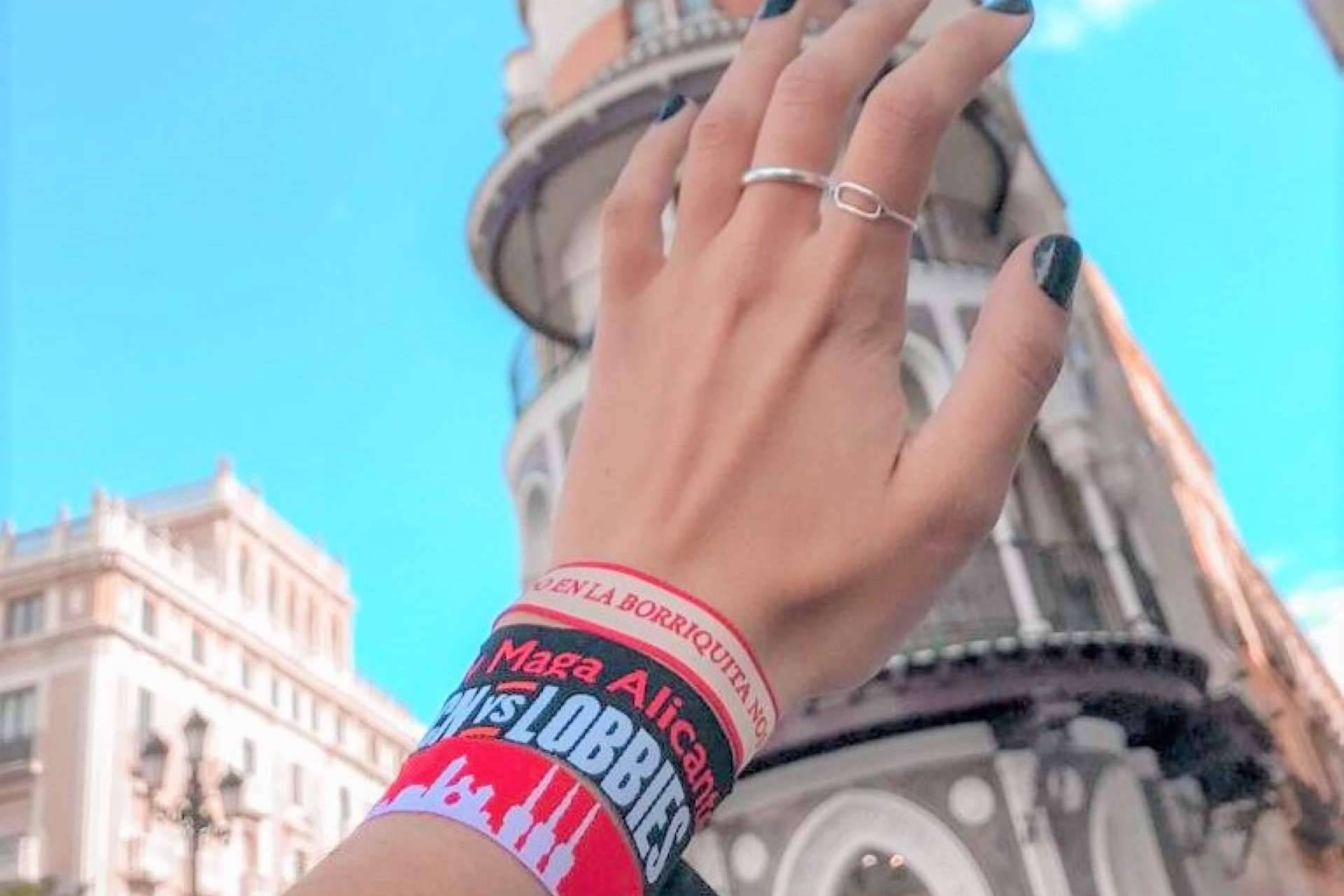 Pulseras de tela personalizadas para utilizar en eventos