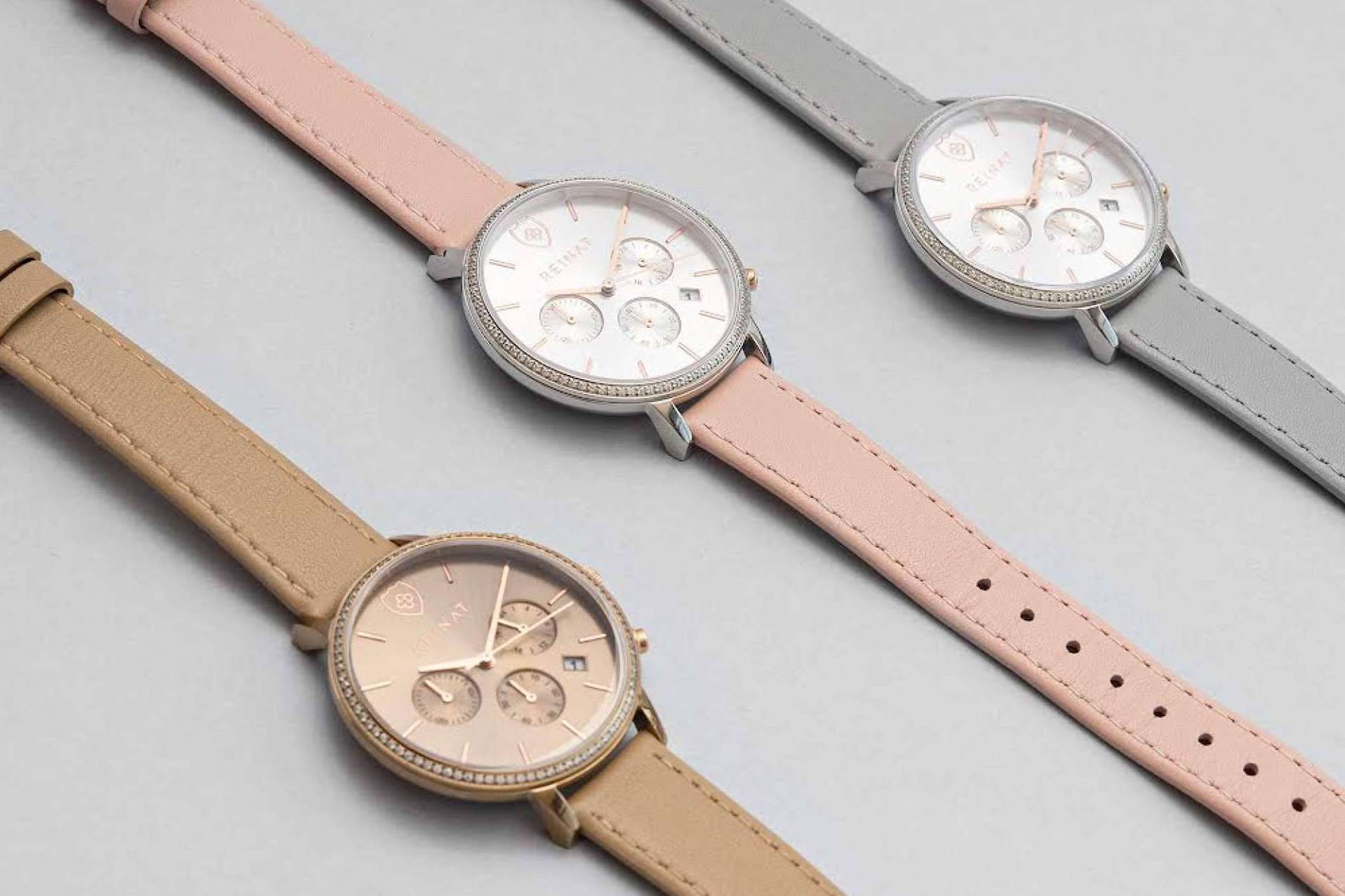 Los relojes con correas intercambiables de Reinat ofrecen versatilidad de estilos