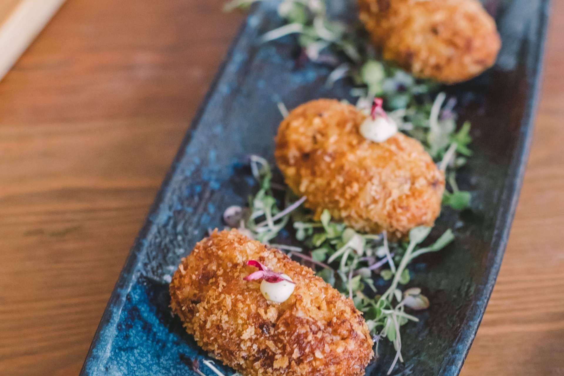 Las deliciosas croquetas caseras del restaurante Vic Brasería