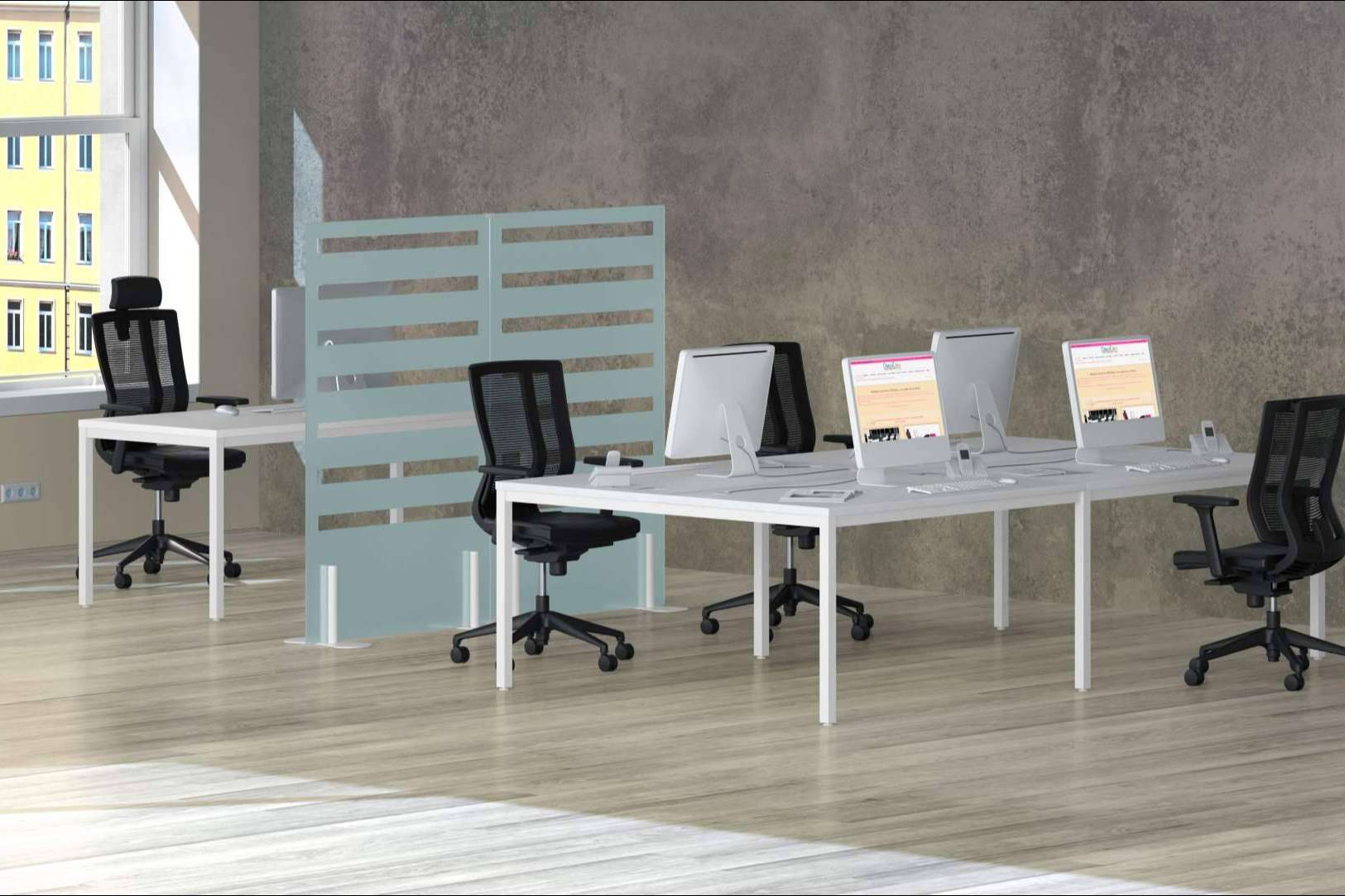 Oficinas, ¿Cómo separar espacios de trabajo con biombos modulares?