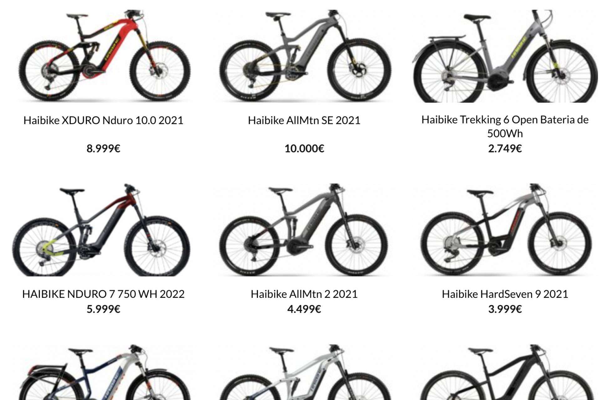 Ebike.es es una tienda que comercializa las bicicletas eléctricas Haibike en España