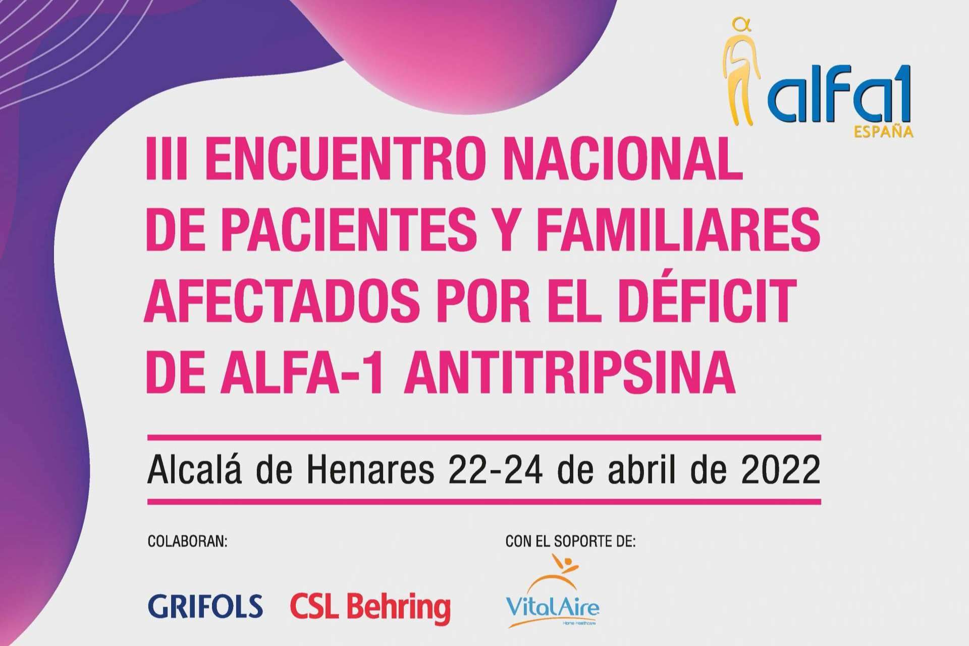 Alcalá de Henares acoge el primer Encuentro Nacional de Pacientes con Alfa-1 Antitripsina después de la pandemia