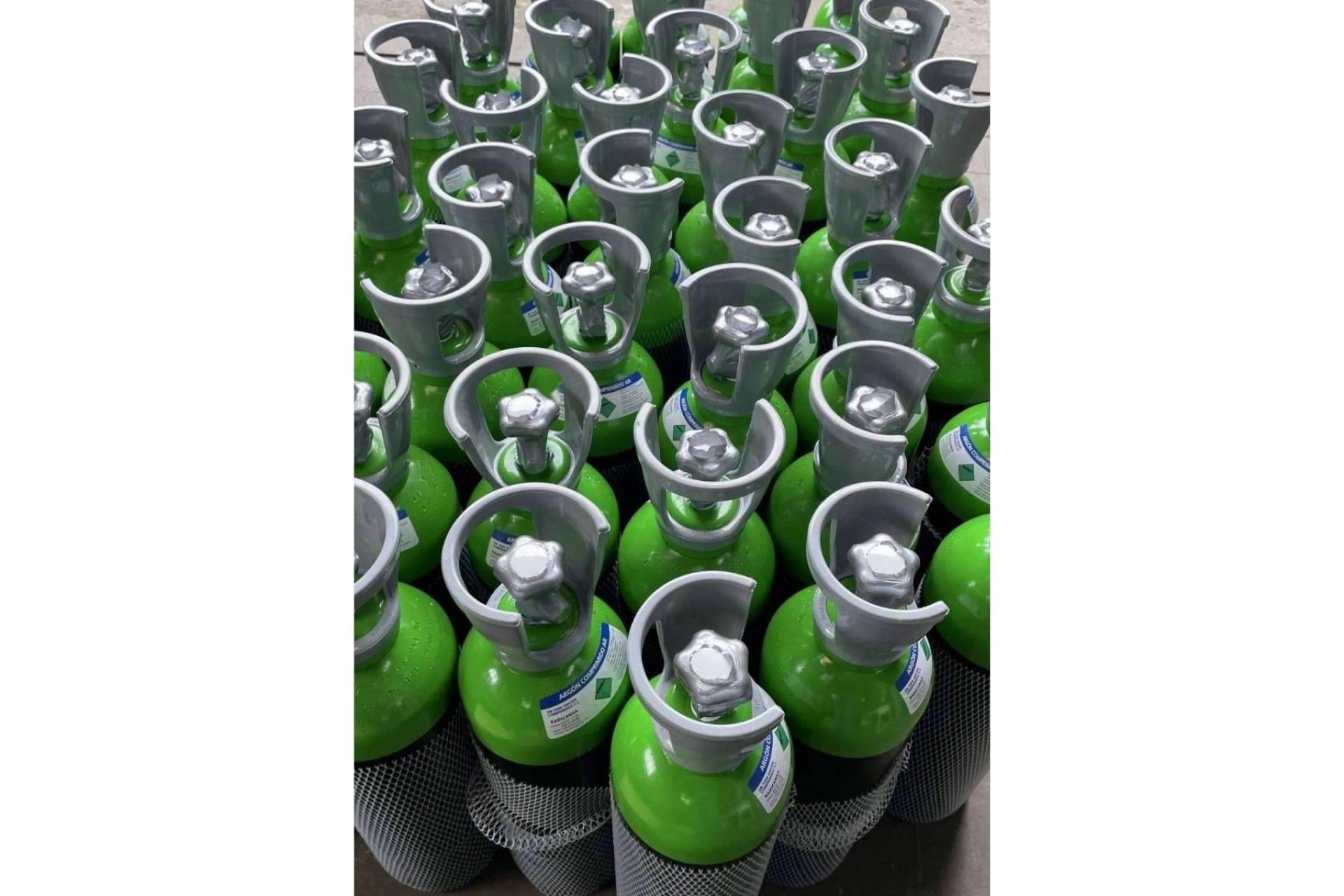 El argón es un gas noble que se utiliza para soldadura de acero inoxidable y aluminio, por RADICANSA