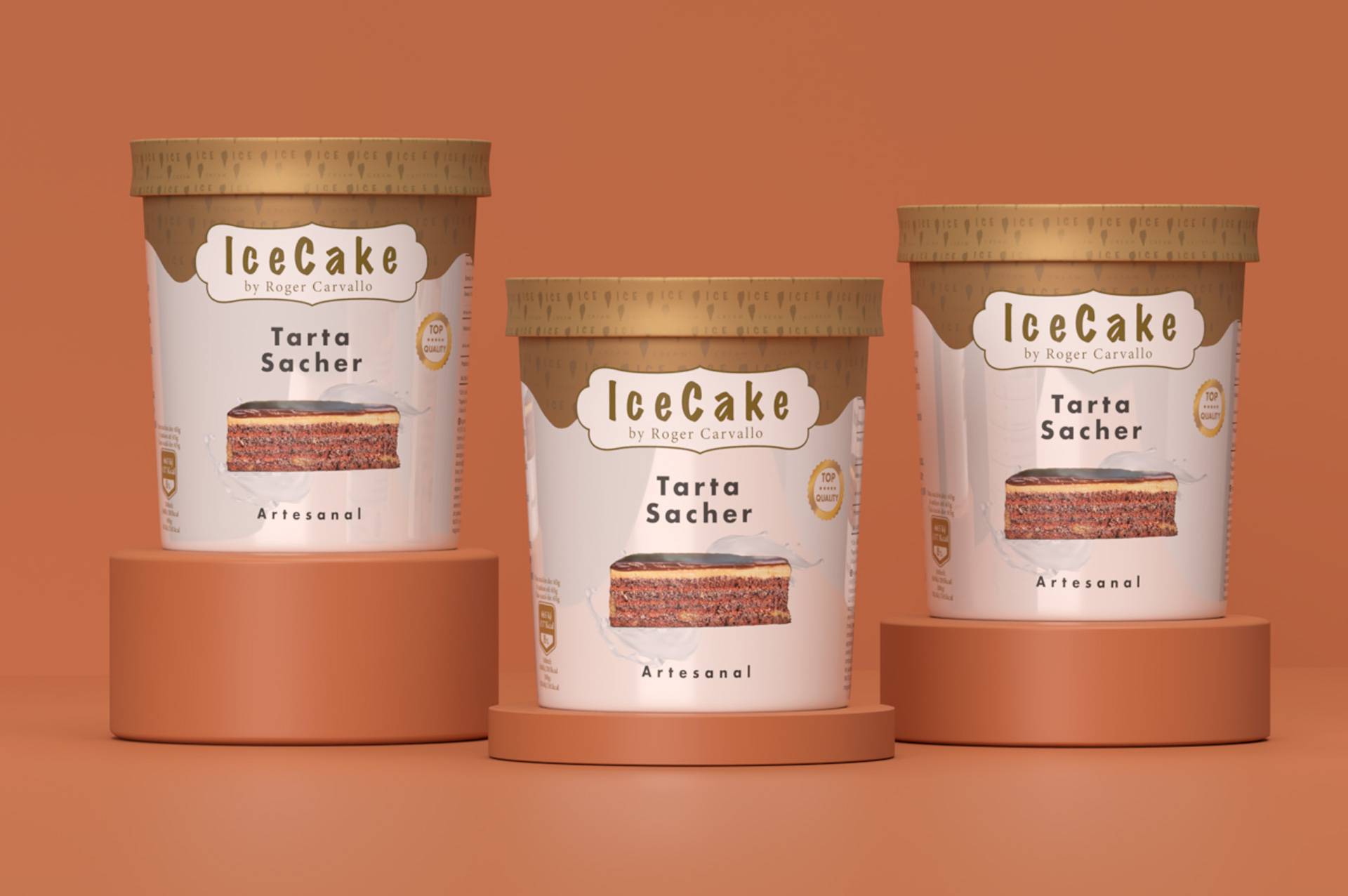 IceCake convierte la tradicional tarta Sacher en un delicioso helado de chocolate