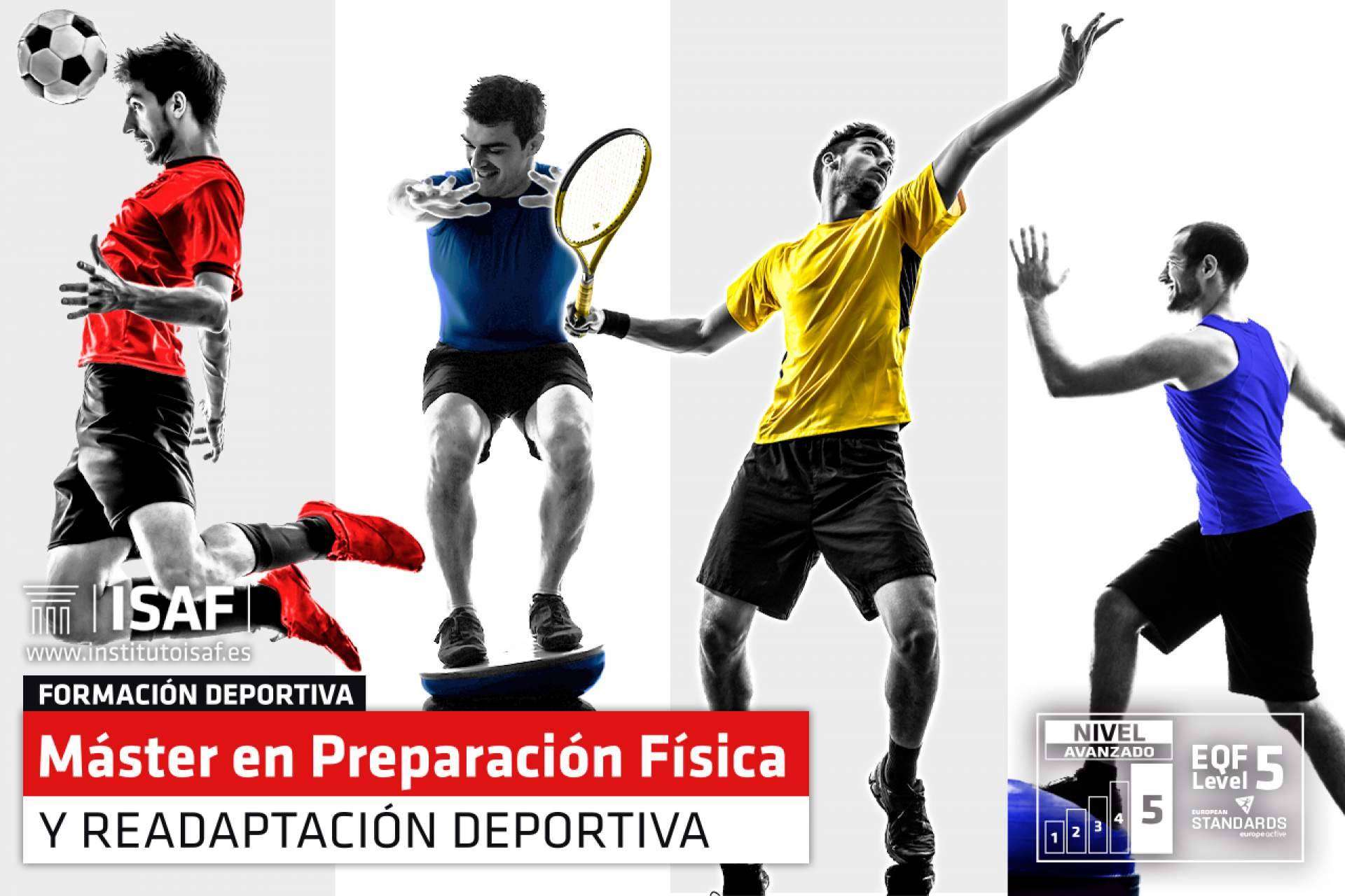 El ISAF imparte el Máster en Preparación Física y Readaptación Deportiva