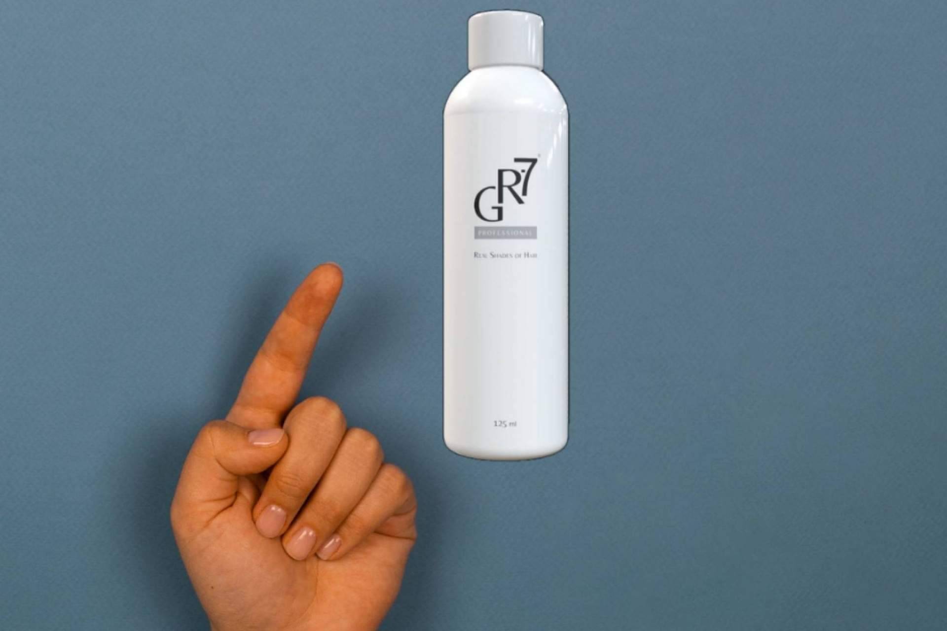 La loción innovadora GR-7 Professional ayuda a restaurar la melanina