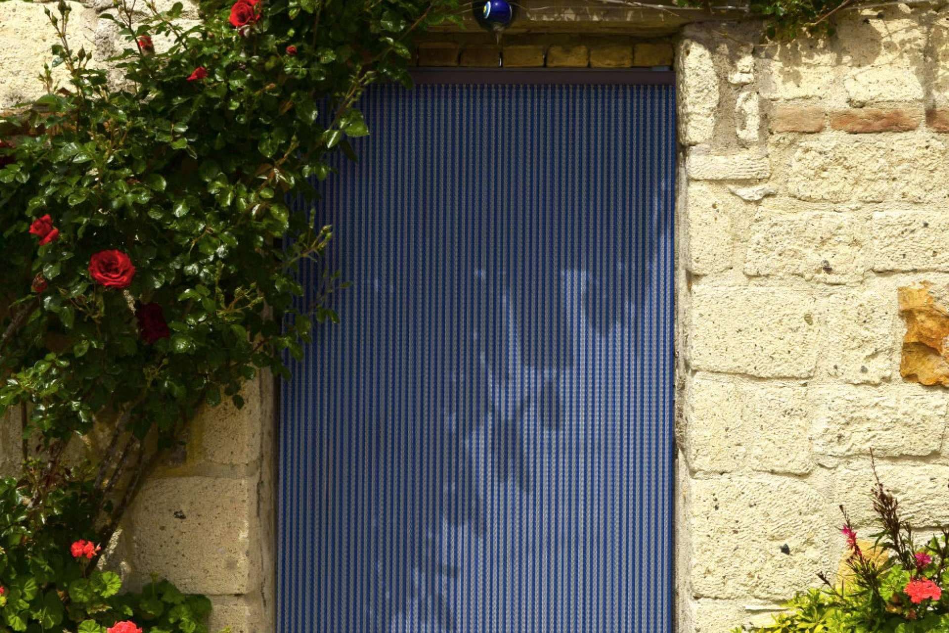 Las cortinas antimoscas para puertas de exterior