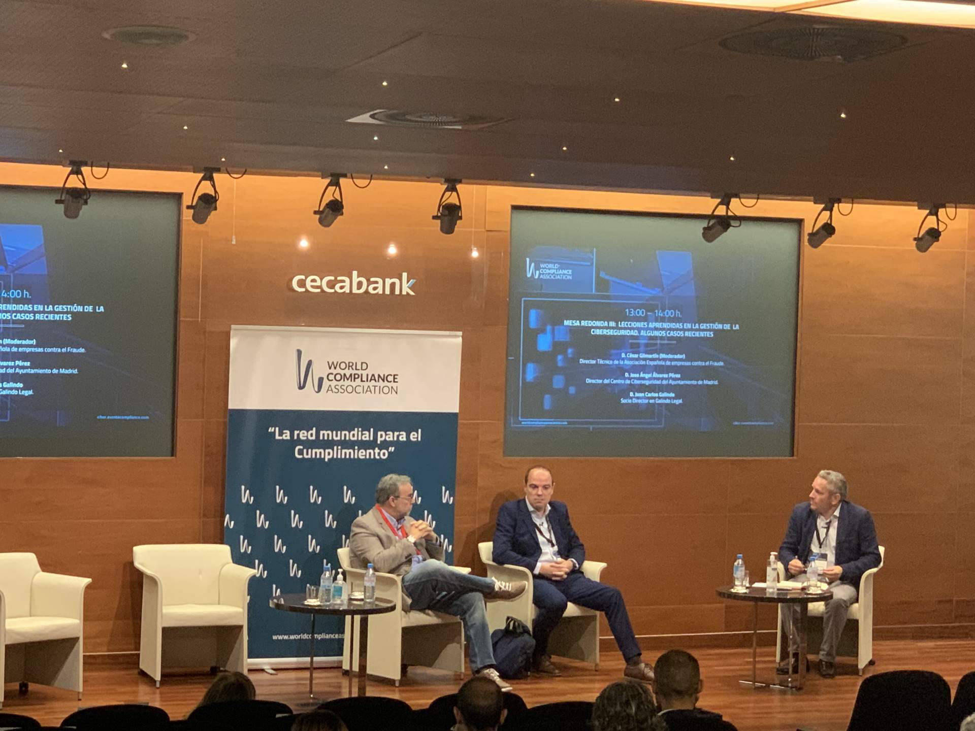 El I Congreso Nacional de Prevención de Fraude Digital y Ciberseguridad, patrocinado por la AEECF, tuvo la presencia de ponentes excepcionales y un gran éxito de afluencia de expertos