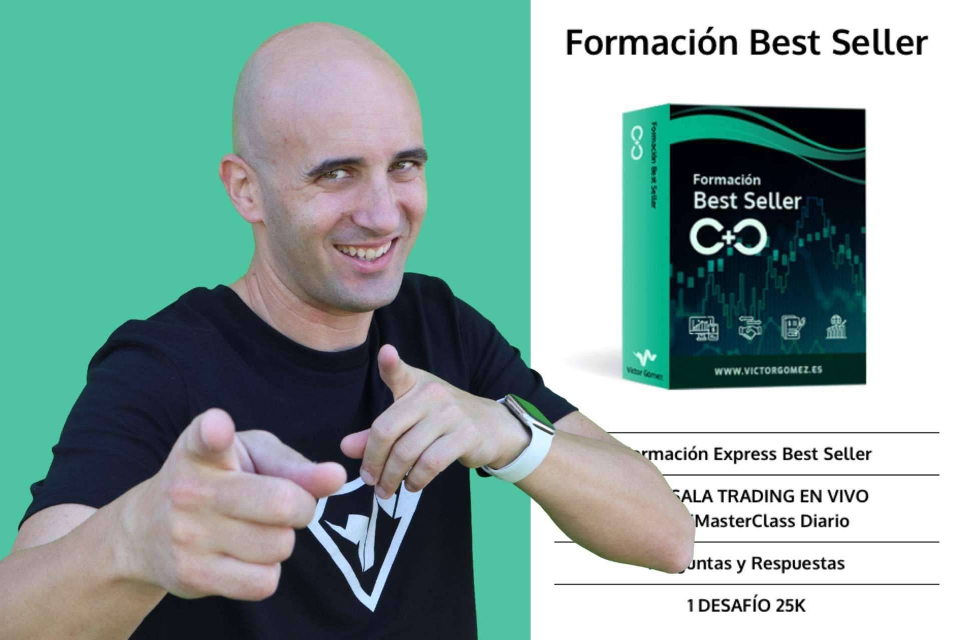 ¿Qué contiene el curso formación Best Seller de la academia Víctor Gómez?