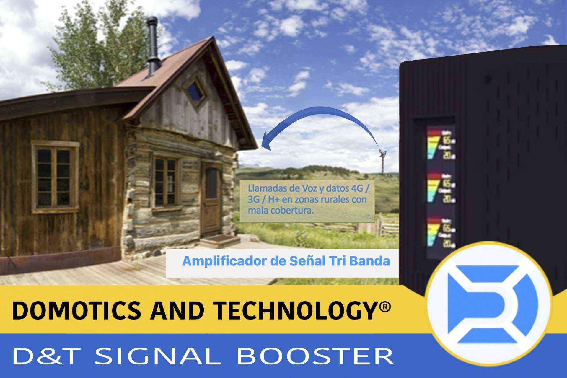 ¿Por qué es importante instalar el D&T signal booster en oficinas, comercios, masías y segundas residencias?