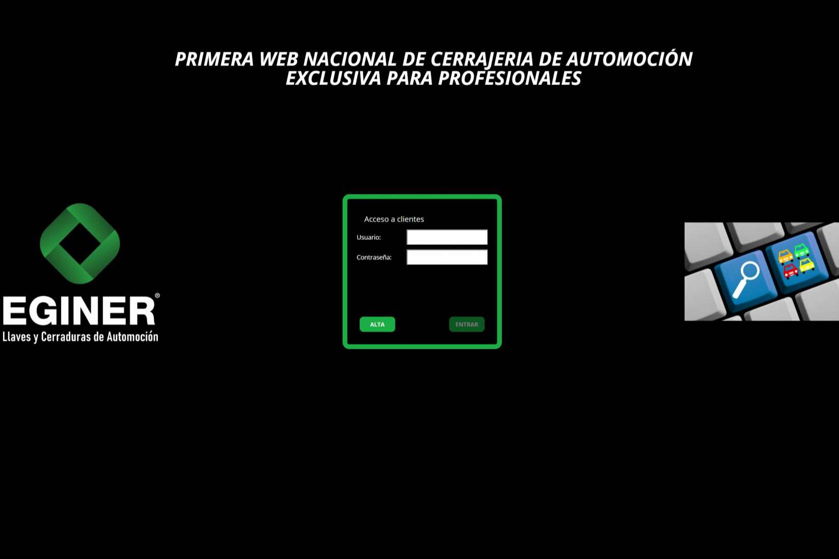 Recambios de cerrajería para automoción en Speedlock, una plataforma web de EGINER