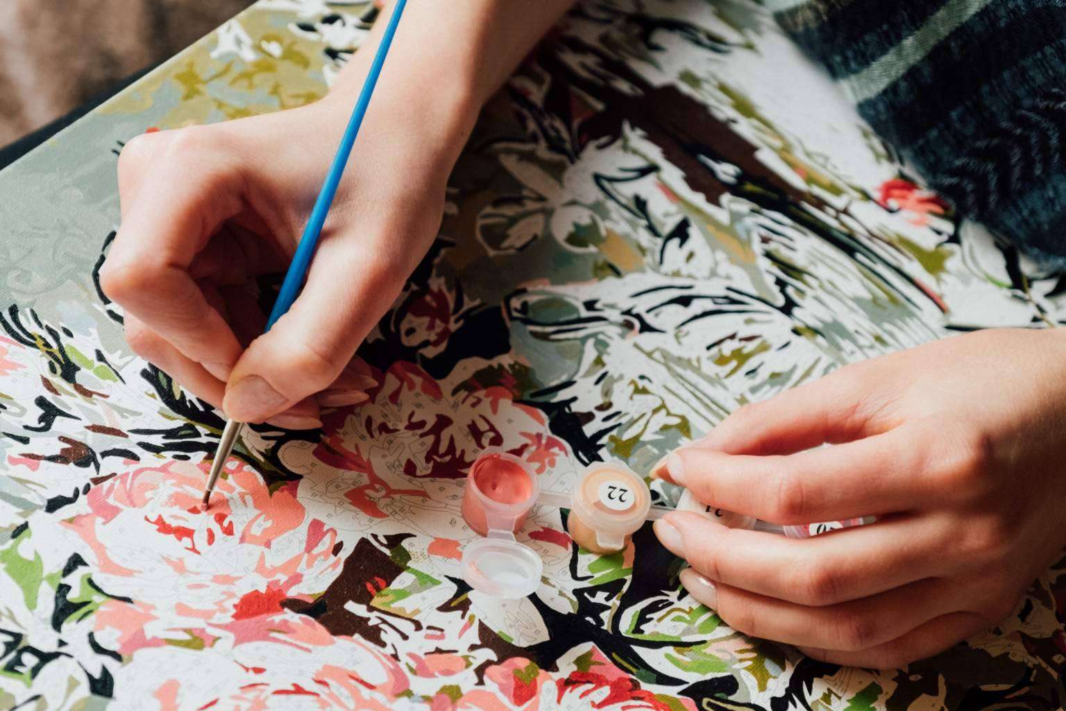 Descubrir la pintura por números con acrílico de la mano de Canvas by Numbers