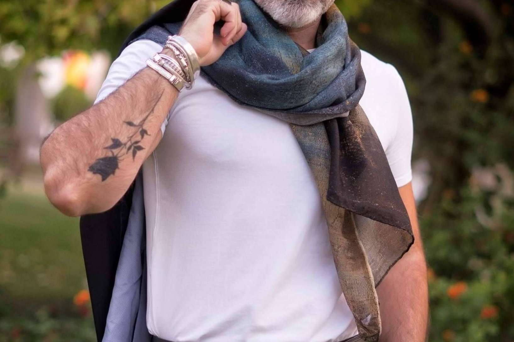 Pañuelos de hombre para el cuello diseñados con obras de arte, en Full & Briss