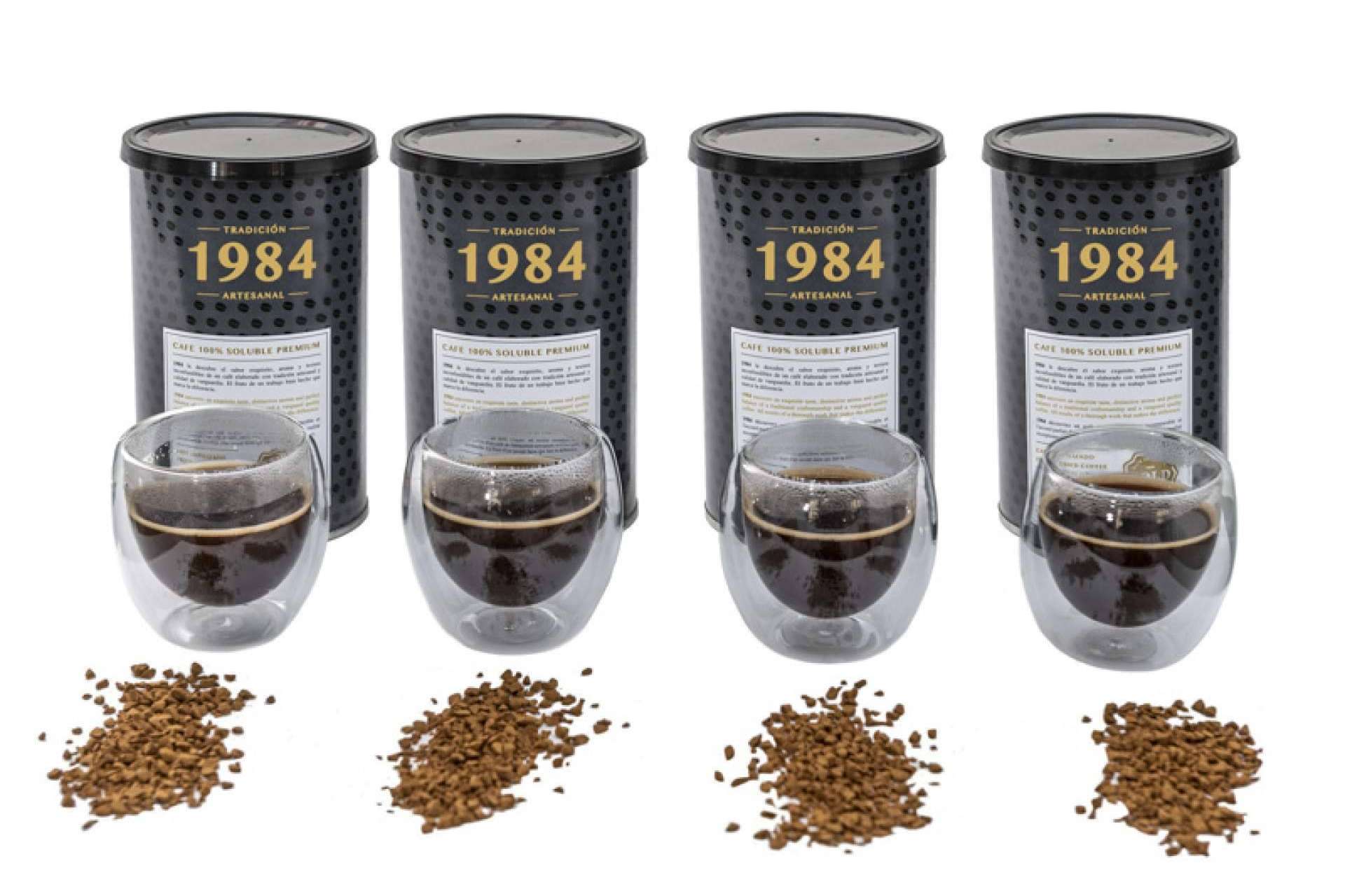 Los packs de café soluble 1984 que son un indispensable en el carrito