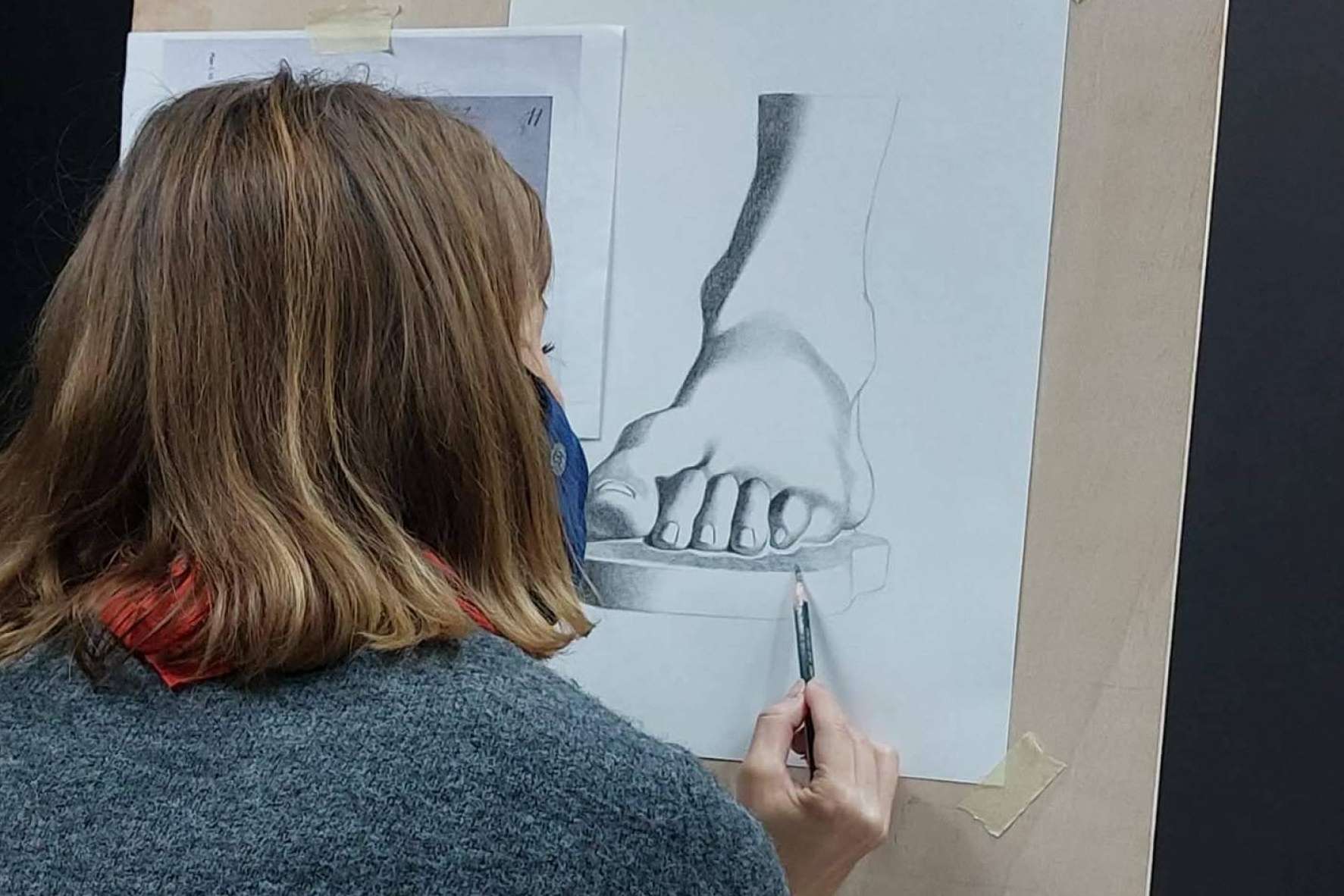 Método del arte académico en el curso de dibujo de Estudio Ilógico