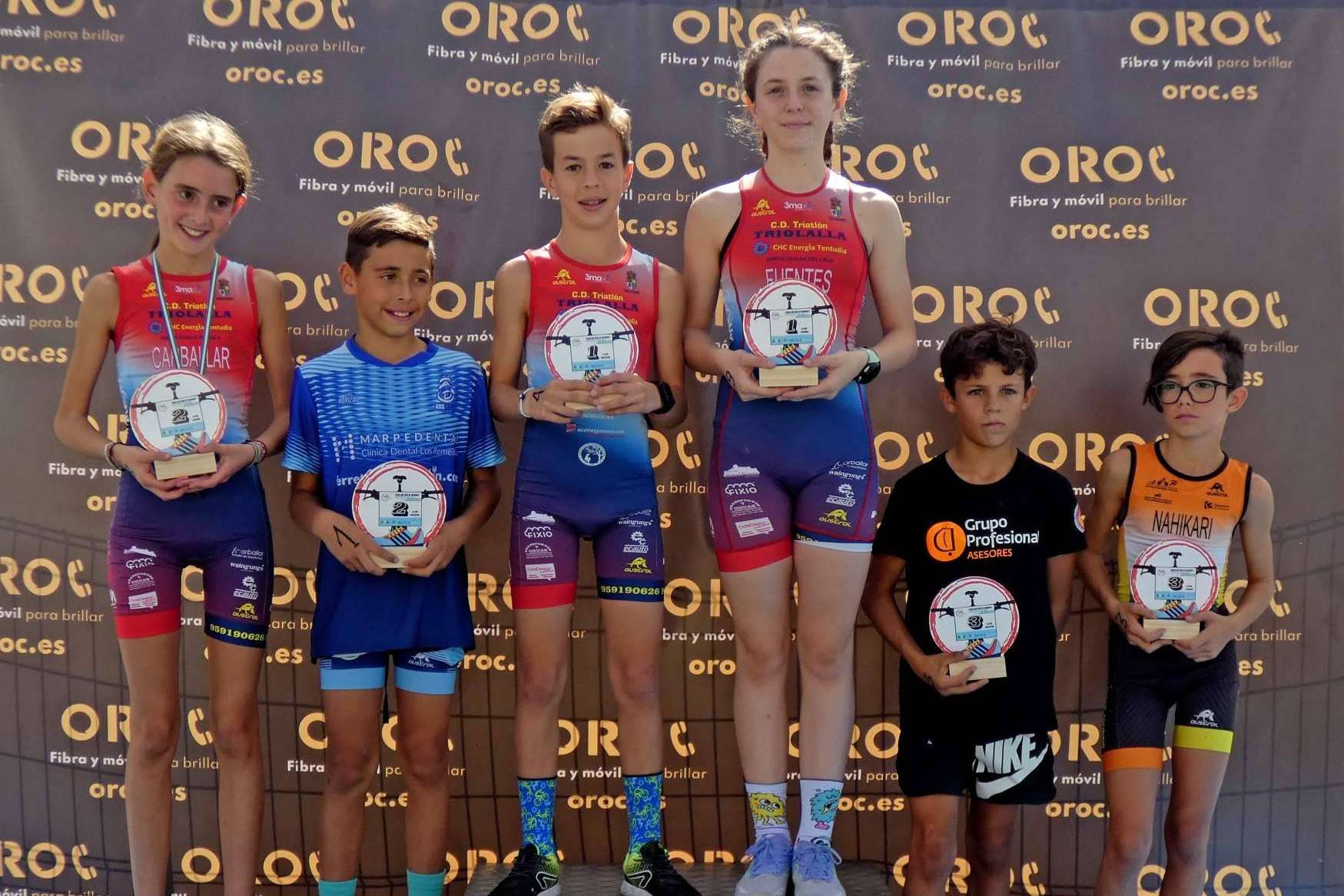 El patrocinador del V Duatlón Cros de Menores Santa Olalla del Cala que inaugura la IV Copa de Andalucía de Duatlón Cros de Menores, OROC