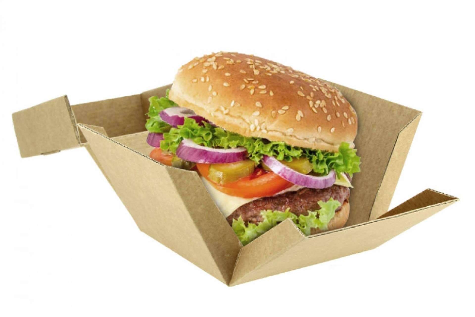 Punto Qpack dispone de cajas para hamburguesa adaptadas a la tendencia de las smash burguers