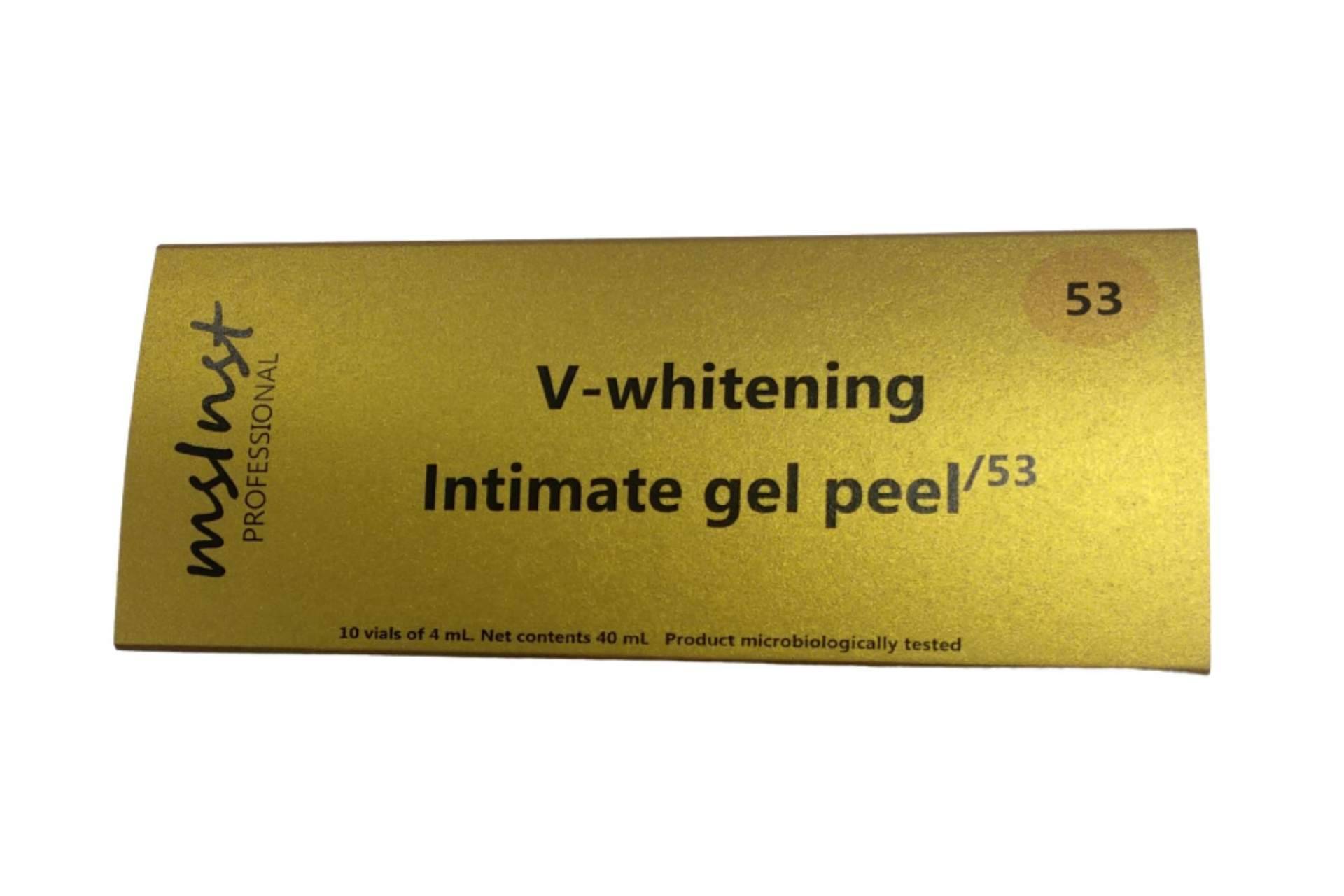 Blanquear la zona íntima con un peeling de uso profesional de mesoINSTITUTE