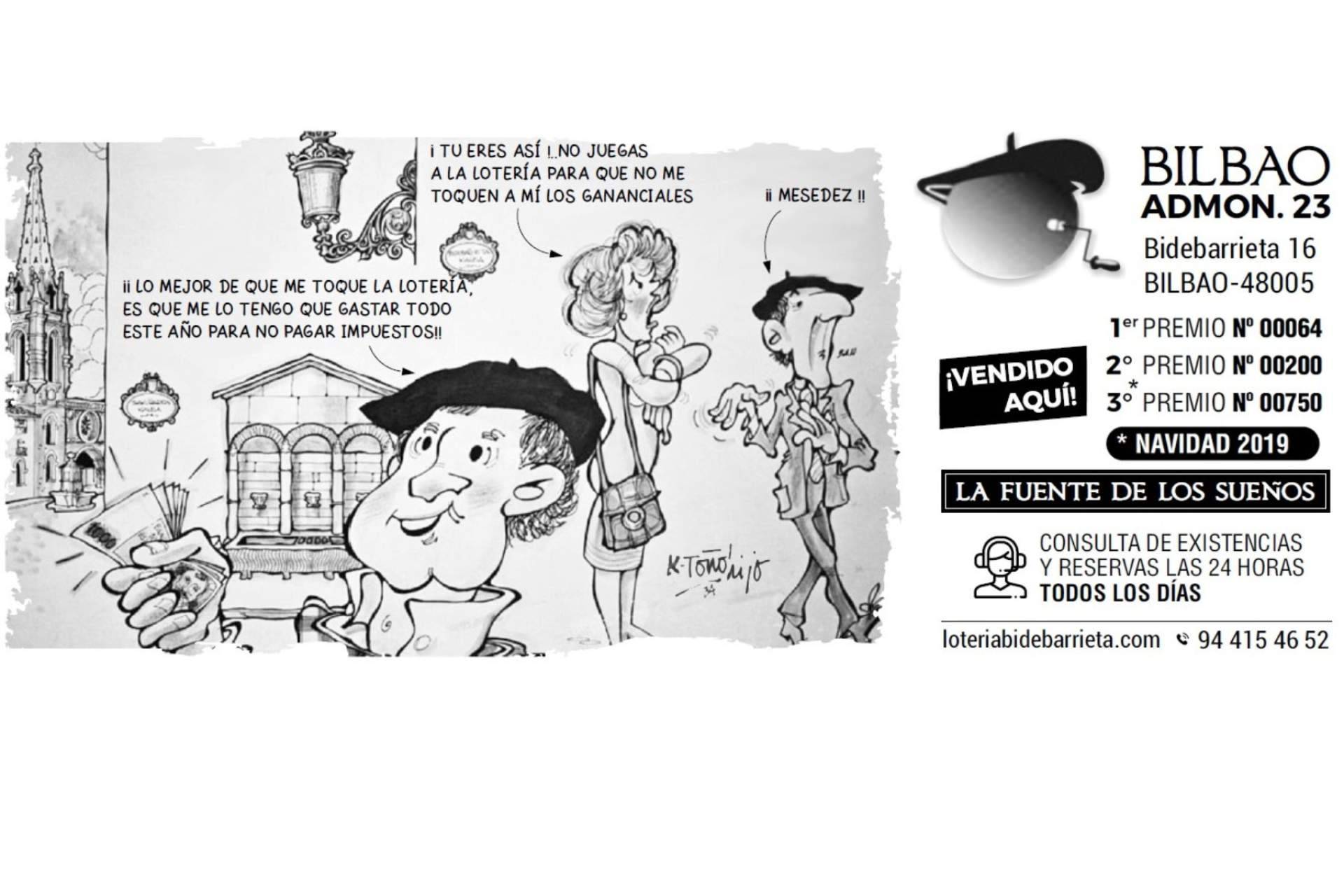 Lotería Bidebarrieta dispone de una de las mayores consignaciones de números bajos de la historia. ¿Y si sale bajo?