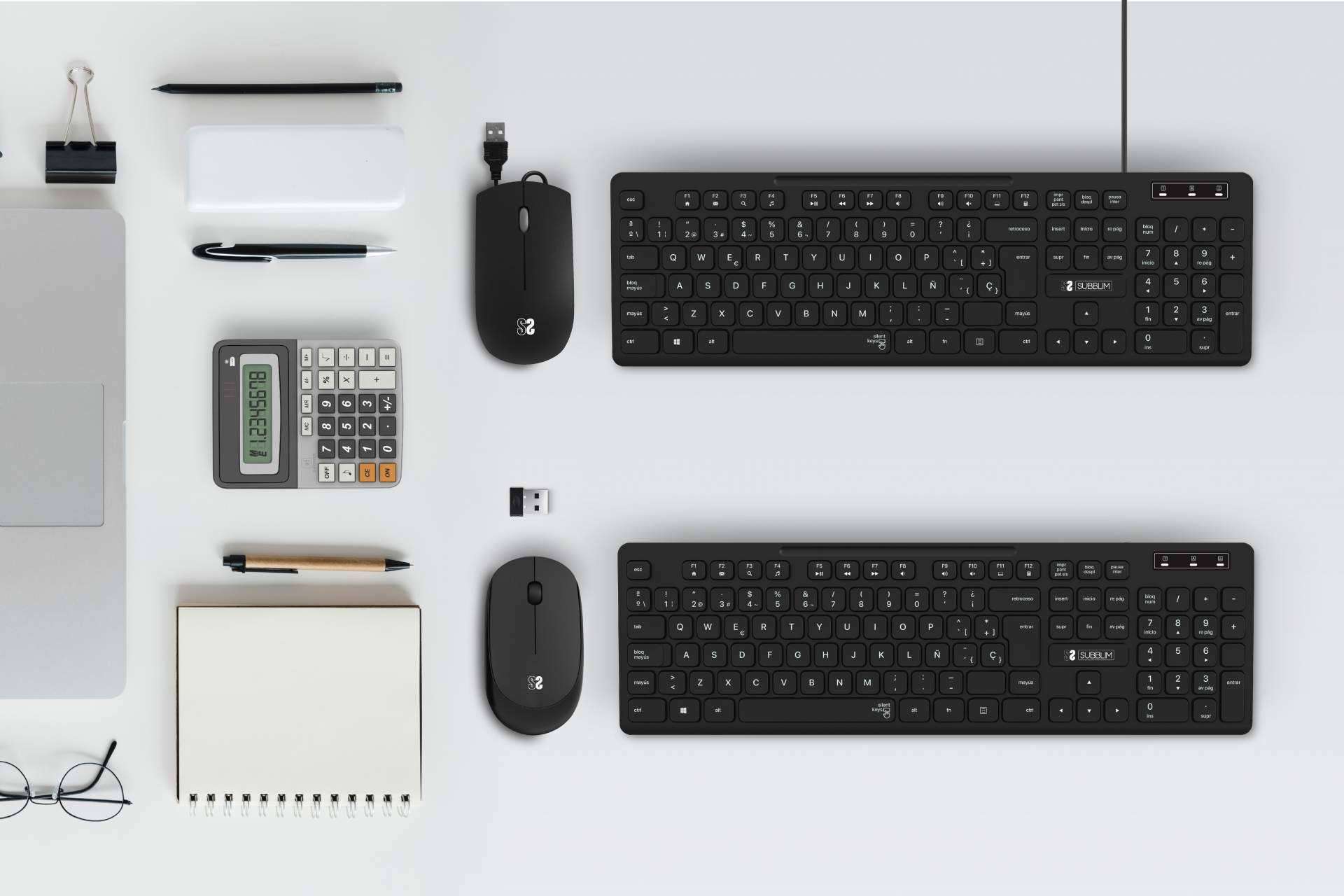 La gama Business de teclados y ratones para empresas de SUBBLIM