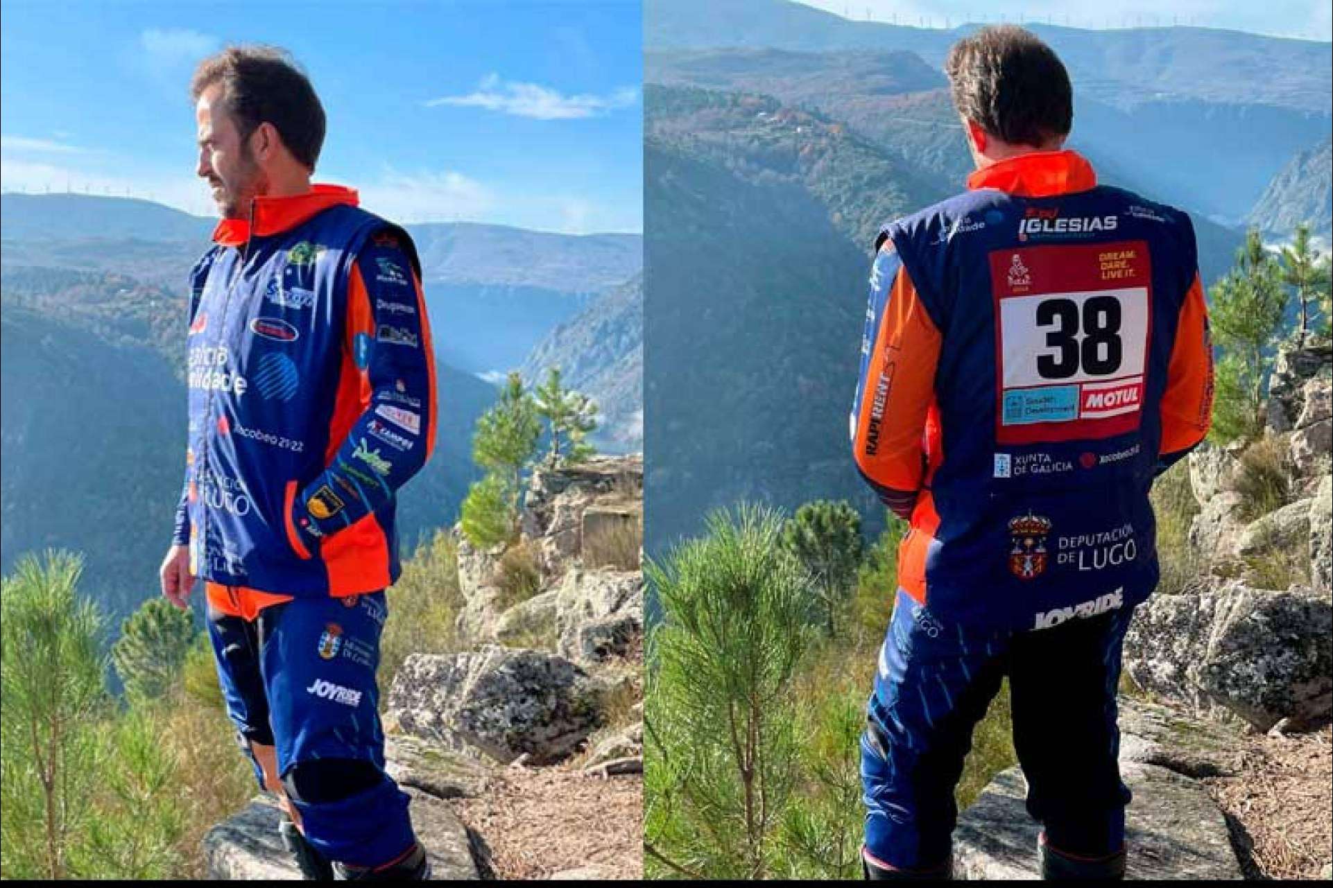 Personalización de ropa para off road, con ADHESIVOSEMBARRADOS