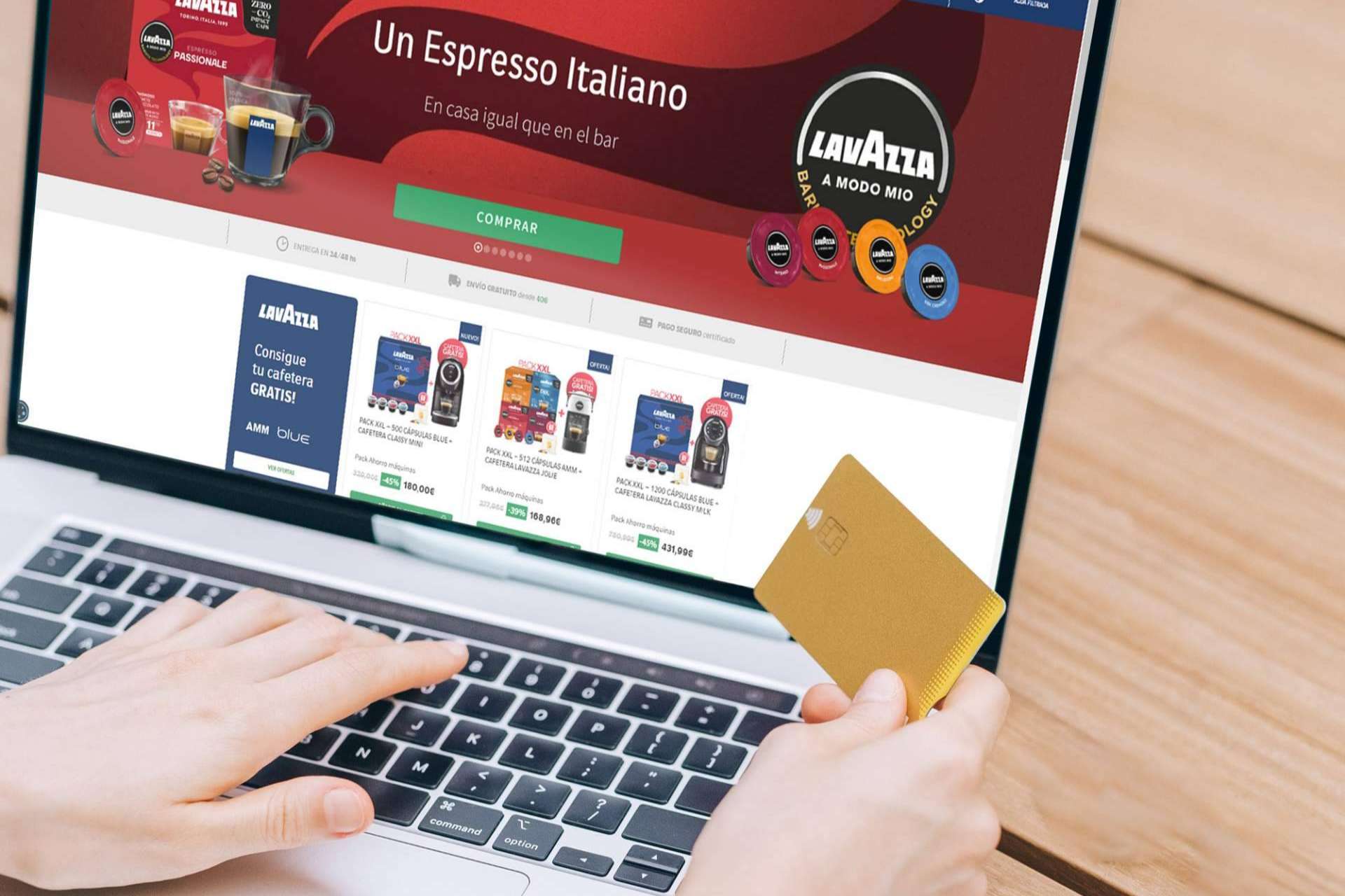 Tienda Espressa Coffee& Water, el e-commerce donde se puede conseguir cualquier producto de Lavazza