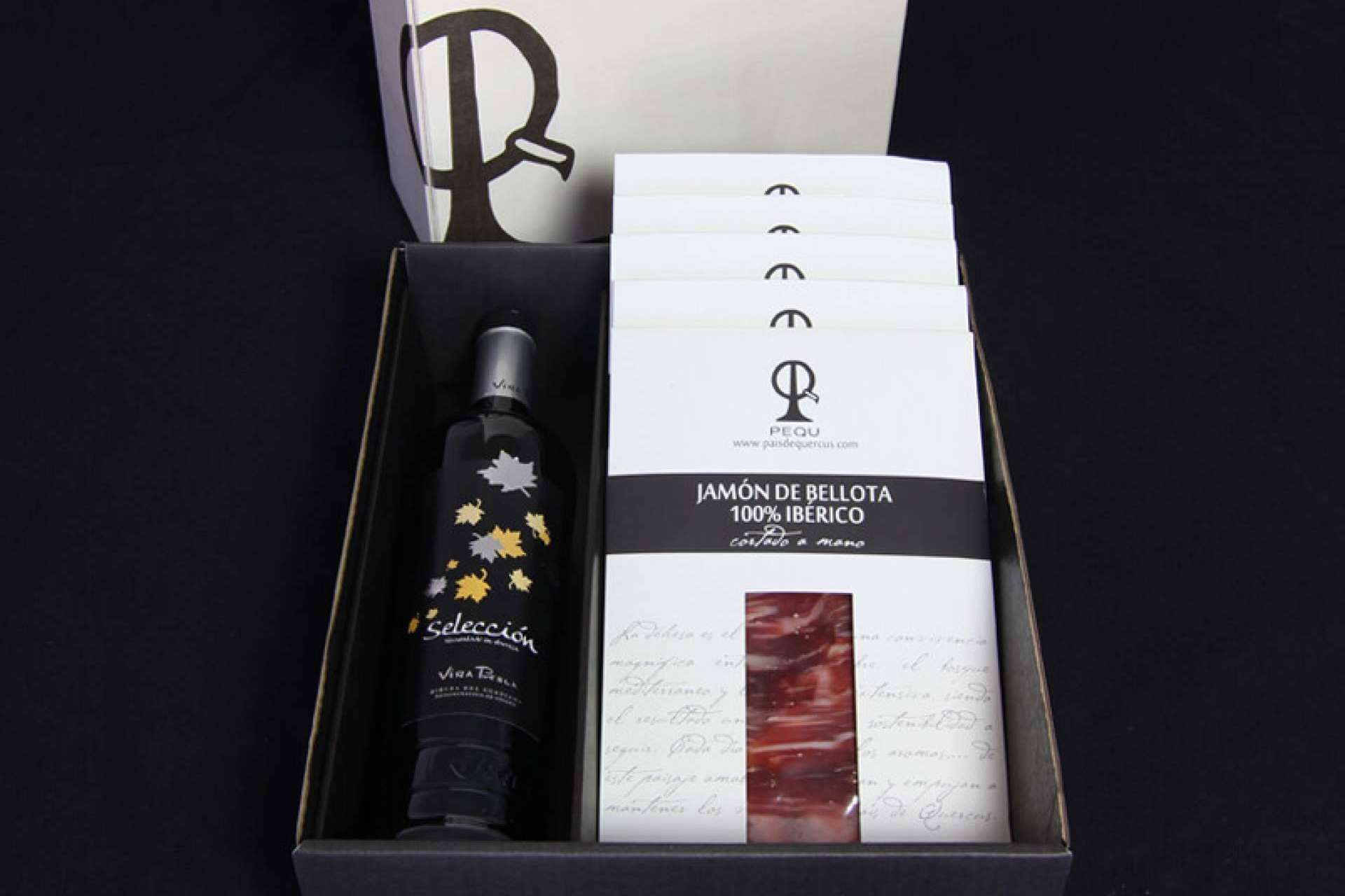 Packs de selección de productos de Pais de Quercus para regalar