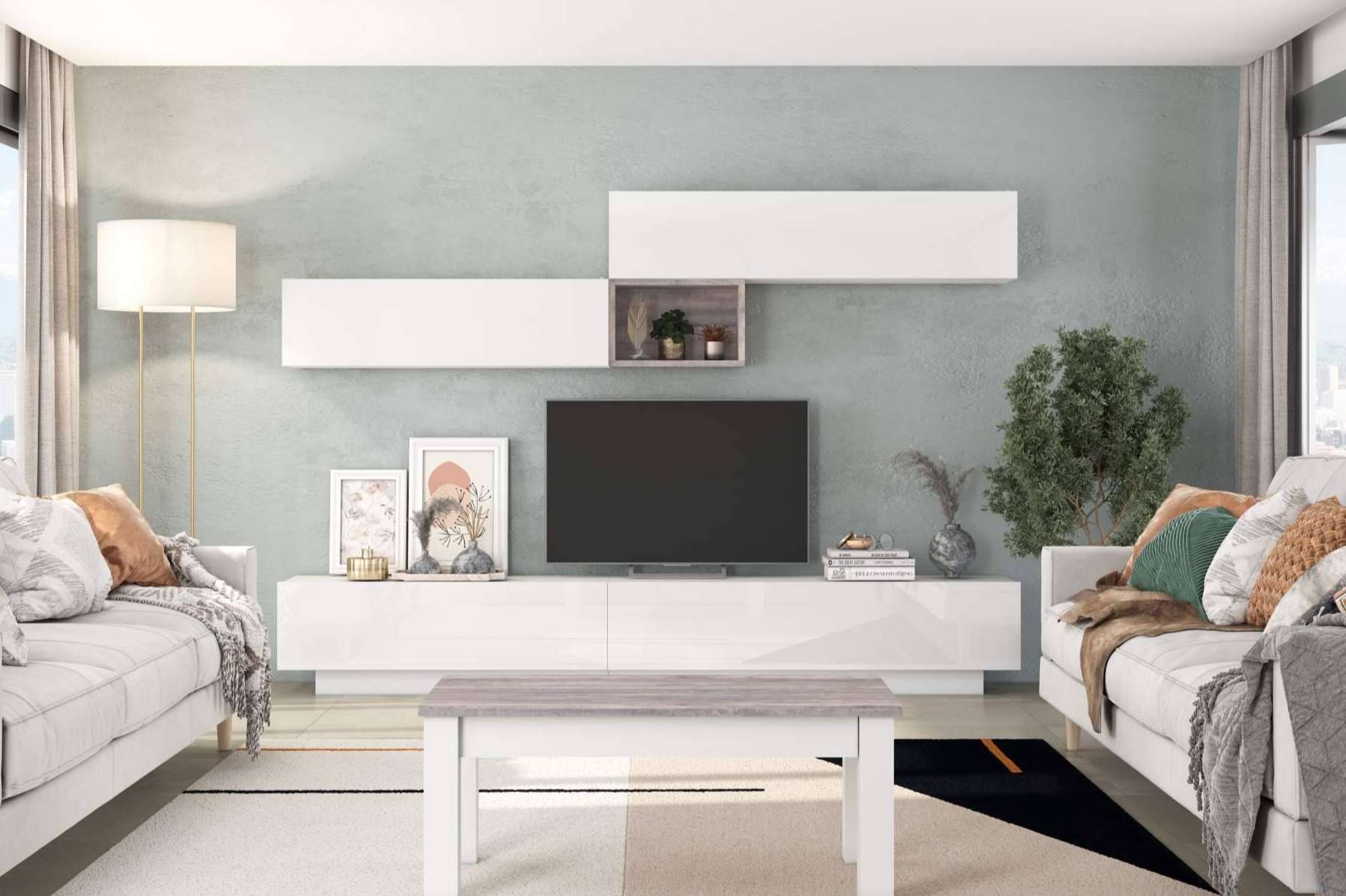 Auténtica locura por los descuentos de hasta el 70 % en los muebles de salón de Ahorro Total