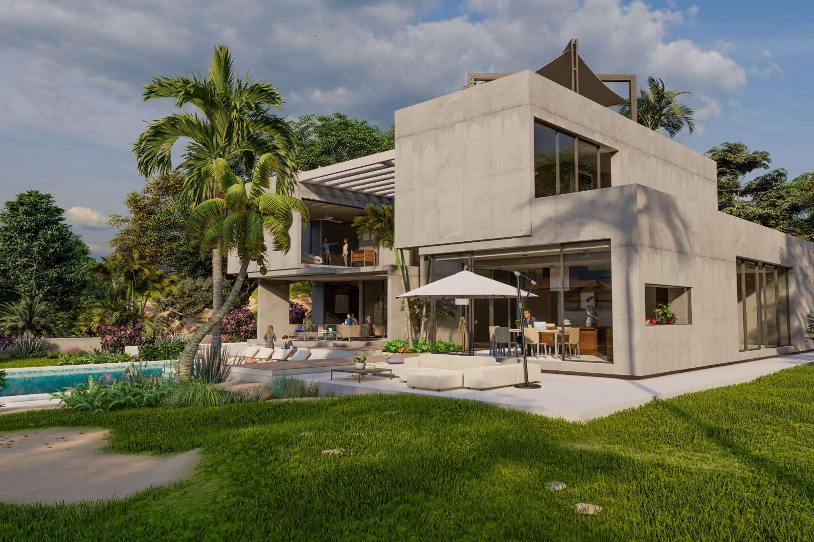 La nueva tendencia para 2023 de casas con piscina y jardín, con la inmobiliaria Cano & Pujol