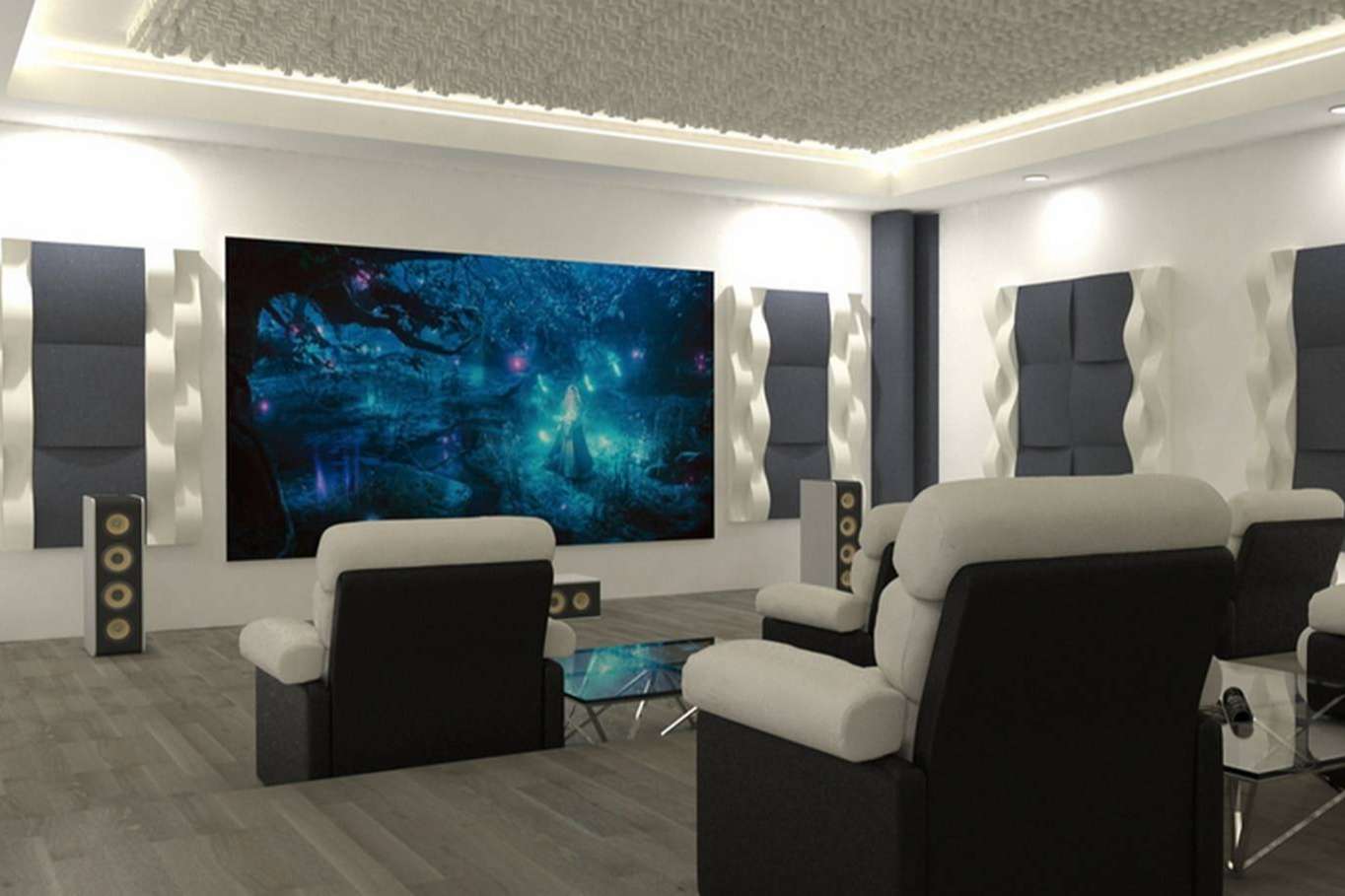 Disfrutar de un cine en casa con una calidad de sonido increíble gracias a Acústica Decorativa