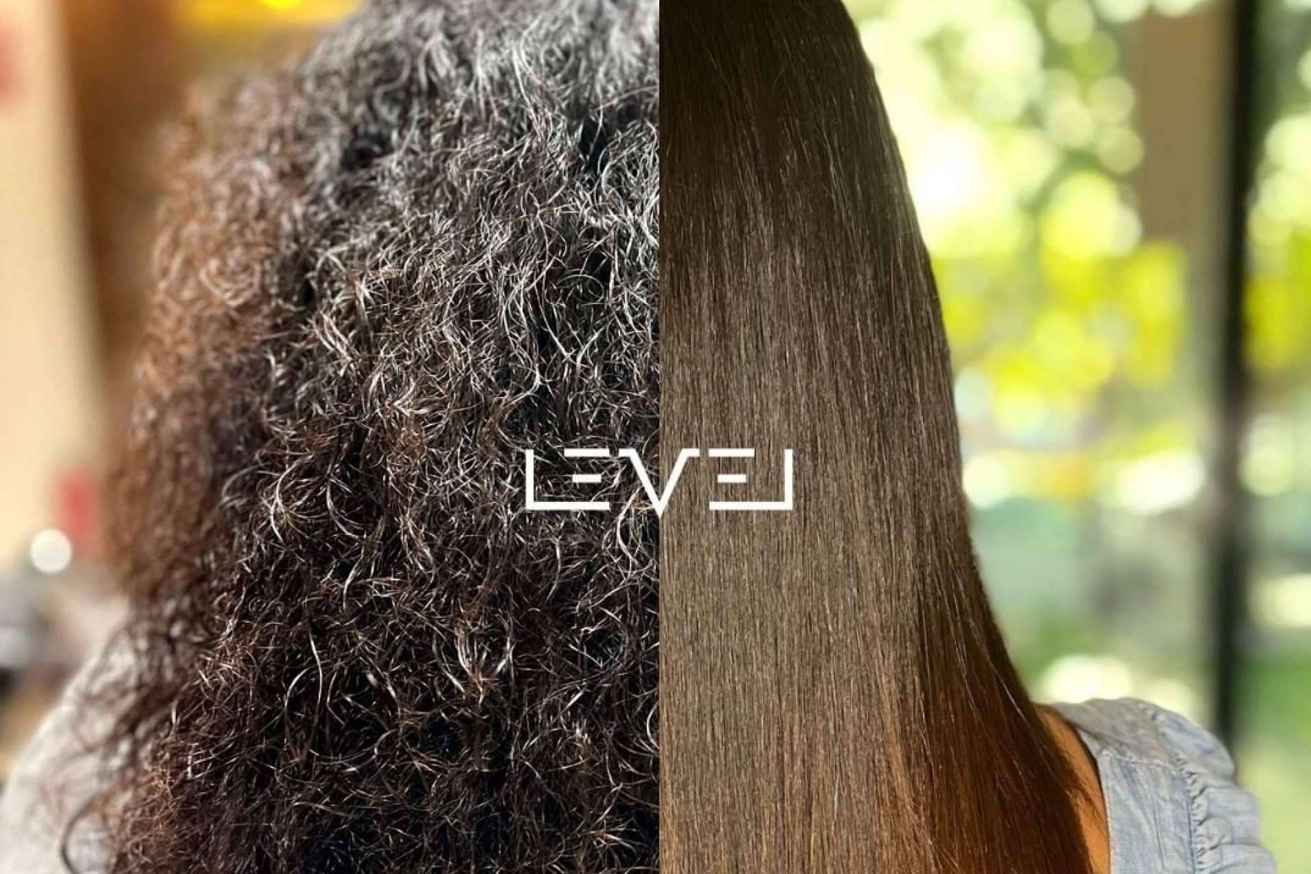 El tratamiento efecto bótox cabello de Level Hair Salon para eliminar el encrespado