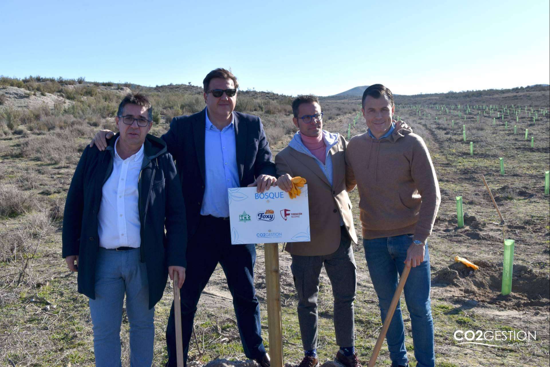 ICT Ibérica y Fundación Alcoraz plantan un nuevo bosque en Zaragoza