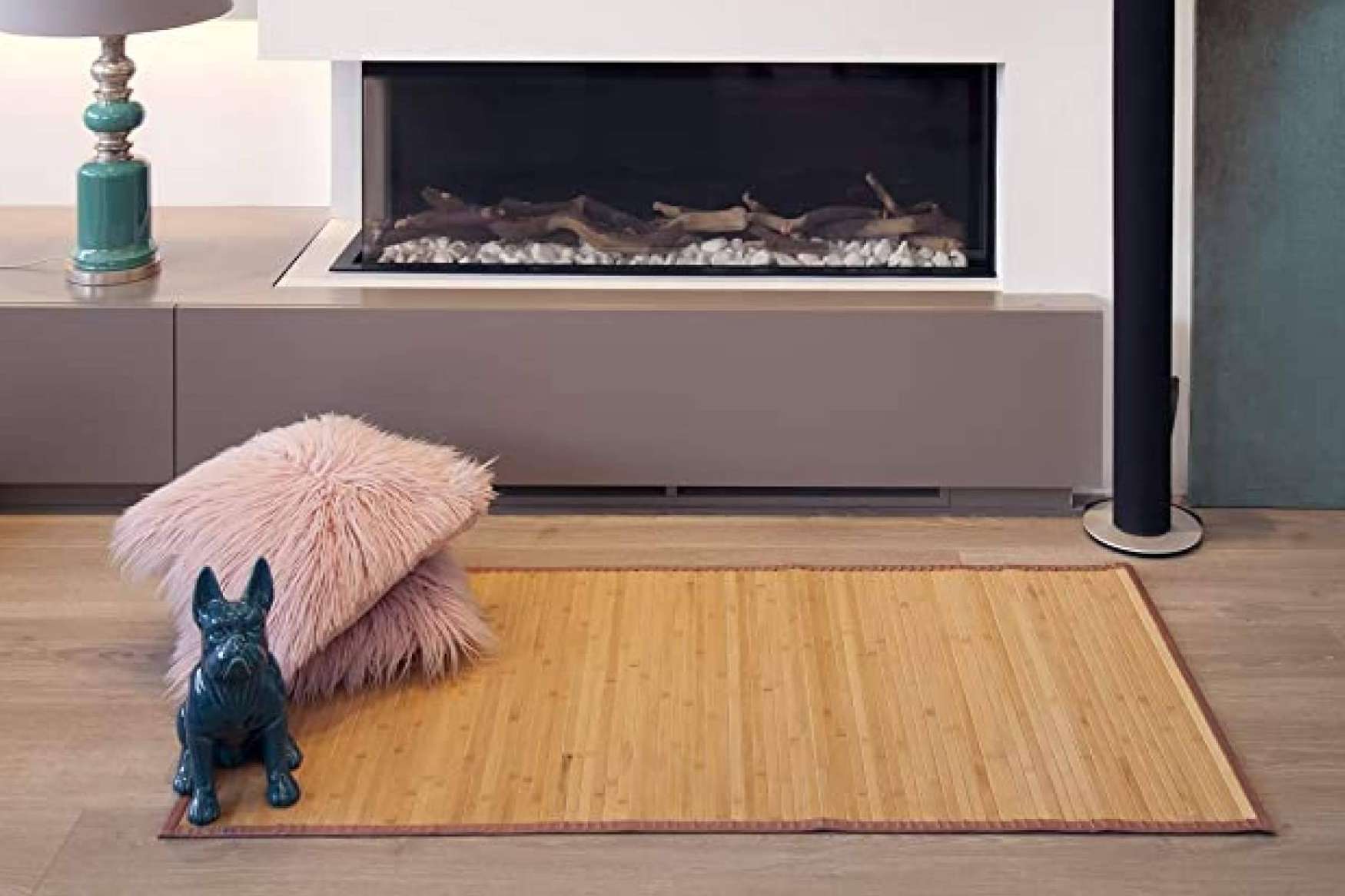 Los beneficios que aportan las alfombras de interior y exterior hechas de bambú y vinilo