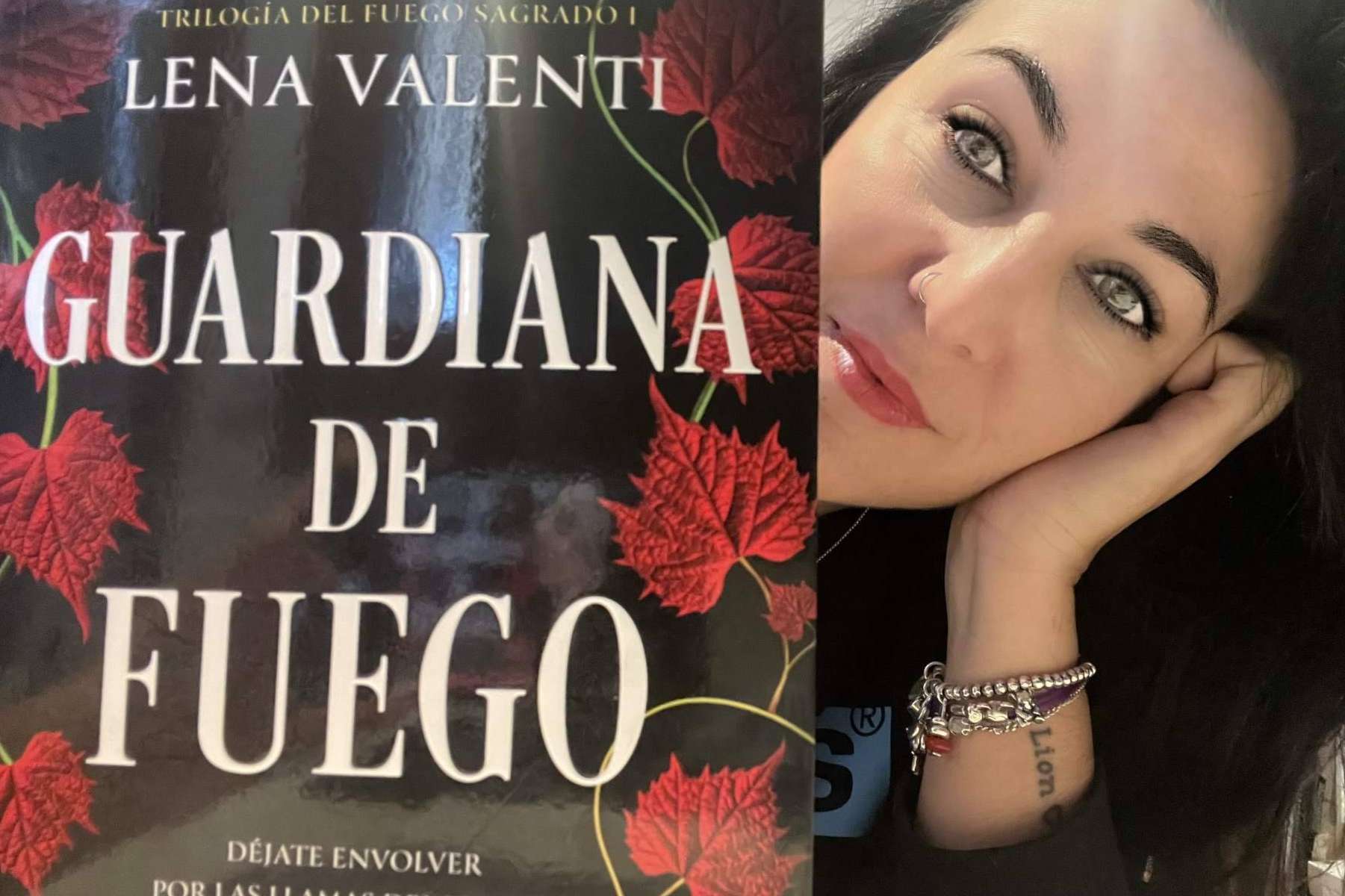 Lena Valenti, la escritora bestseller badalonense, presenta su expectante trilogía del 'Fuego Sagrado'