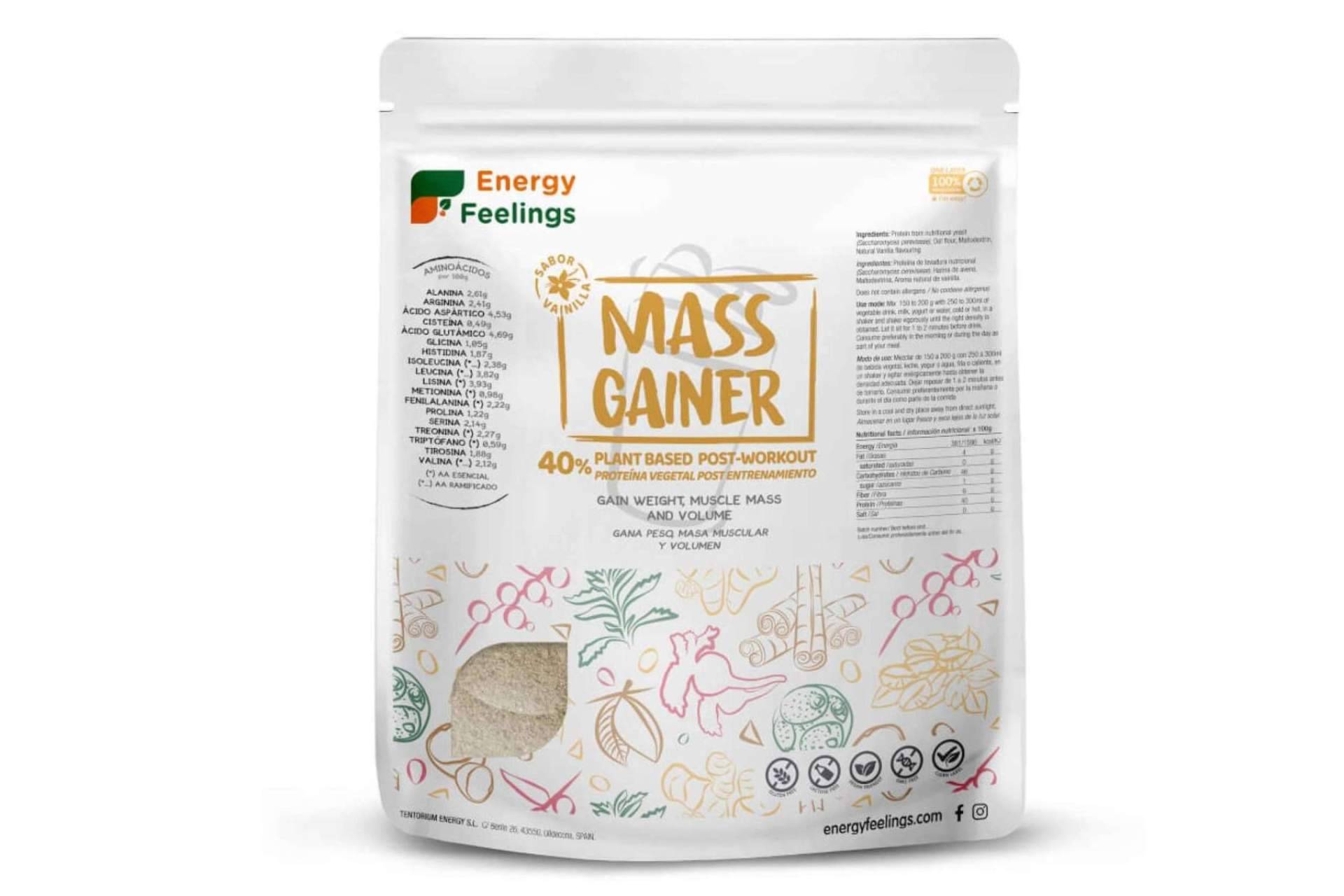 Ganar masa muscular con la nueva fórmula de Mediterranean SuperFoods, Mass Gainer