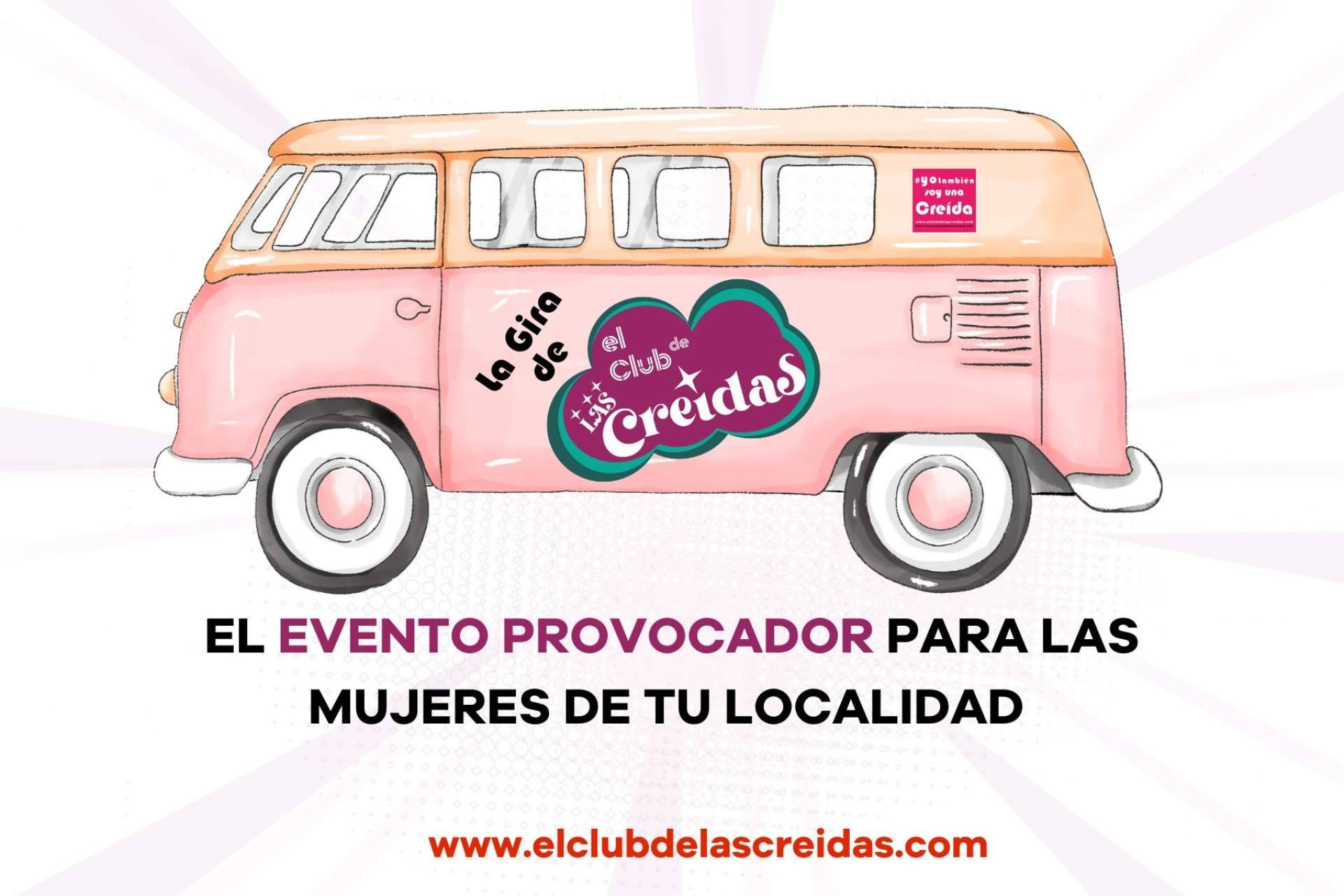 Más vale ser Creída que sumisa; el evento de El club de las Creídas puede celebrarse en cualquier localidad